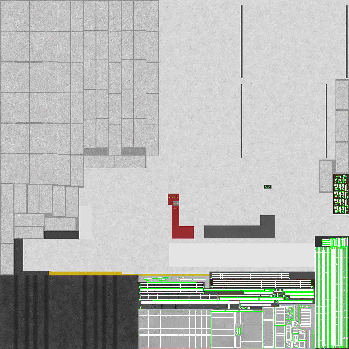 3D model Two Level Tunnel Cross Section