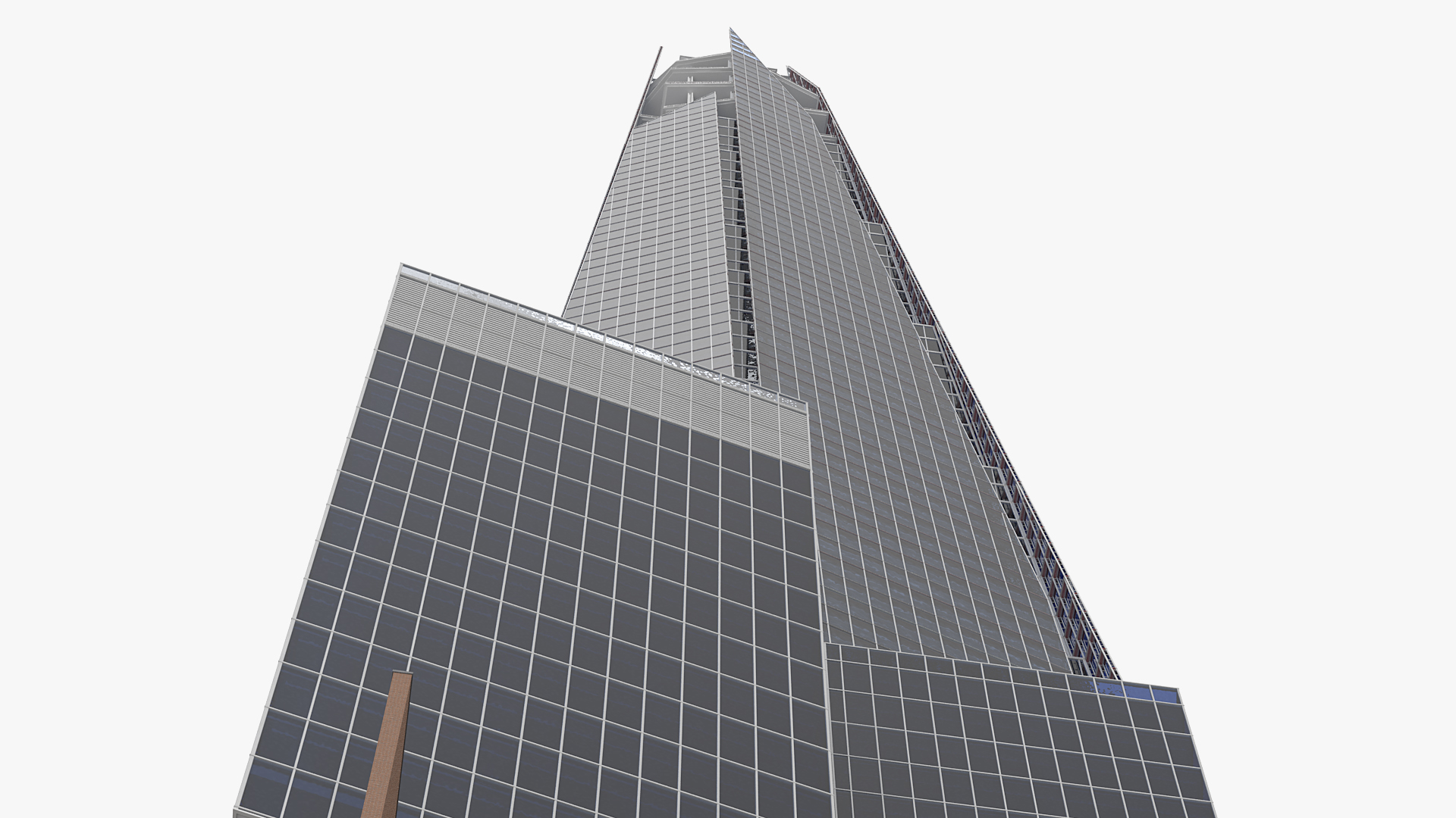 3D model The Shard Skyscraper