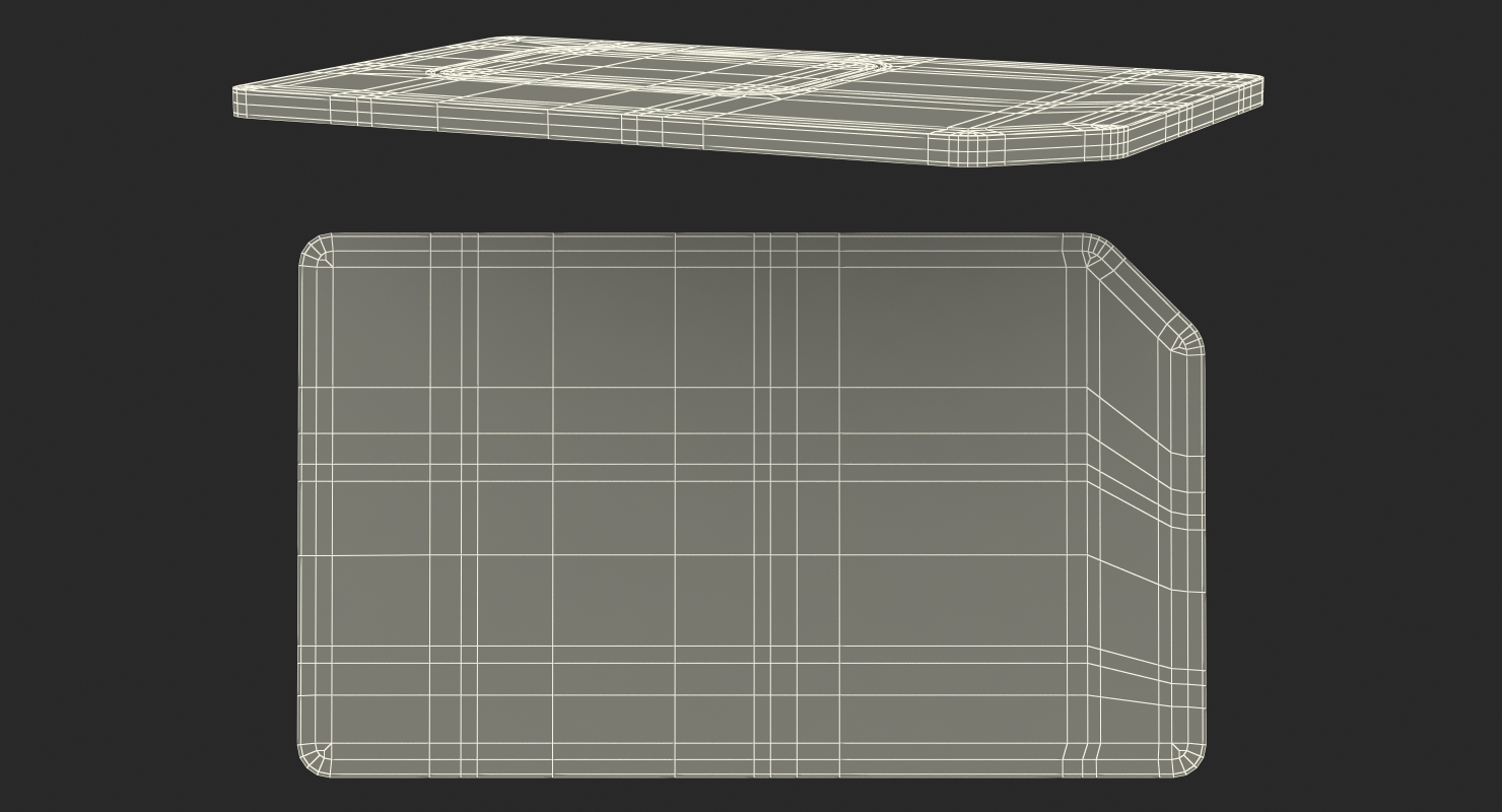 3D model SIM Card