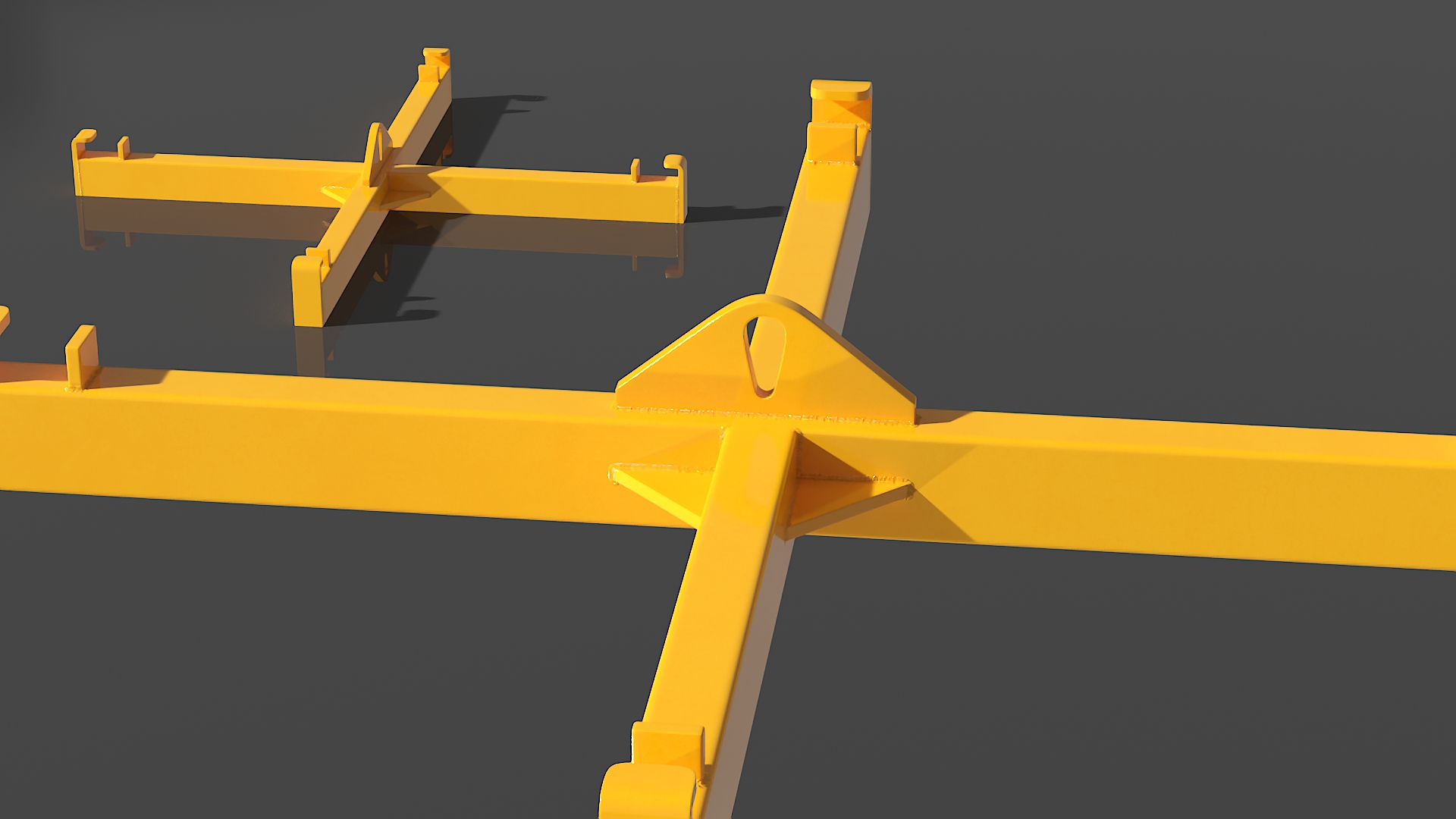 3D Cross Shaped Lifting Frame