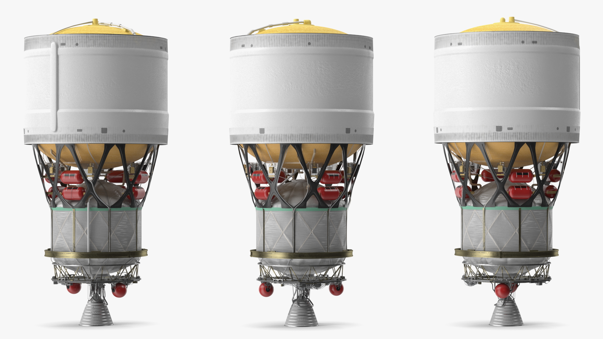 Interim Cryogenic Propulsion Stage 3D model