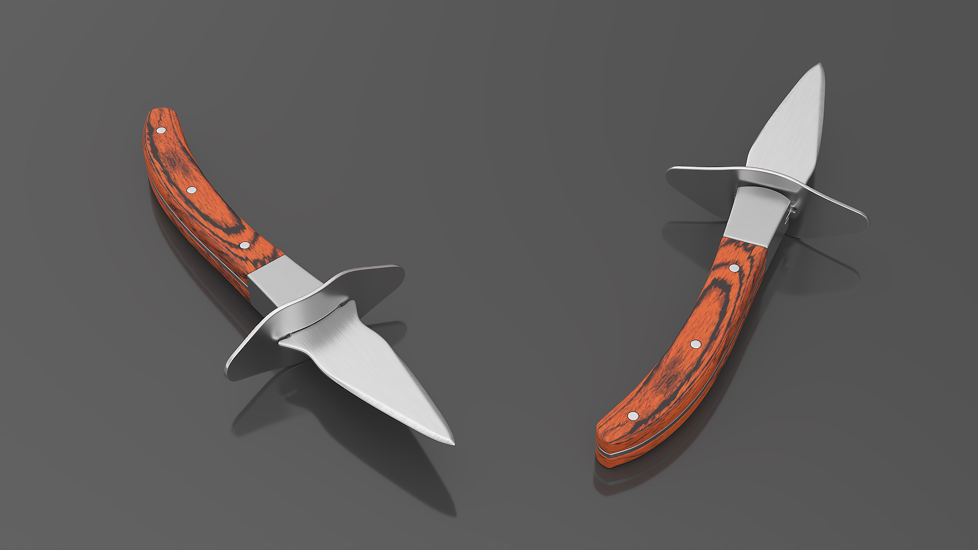 3D Knife Seafood model