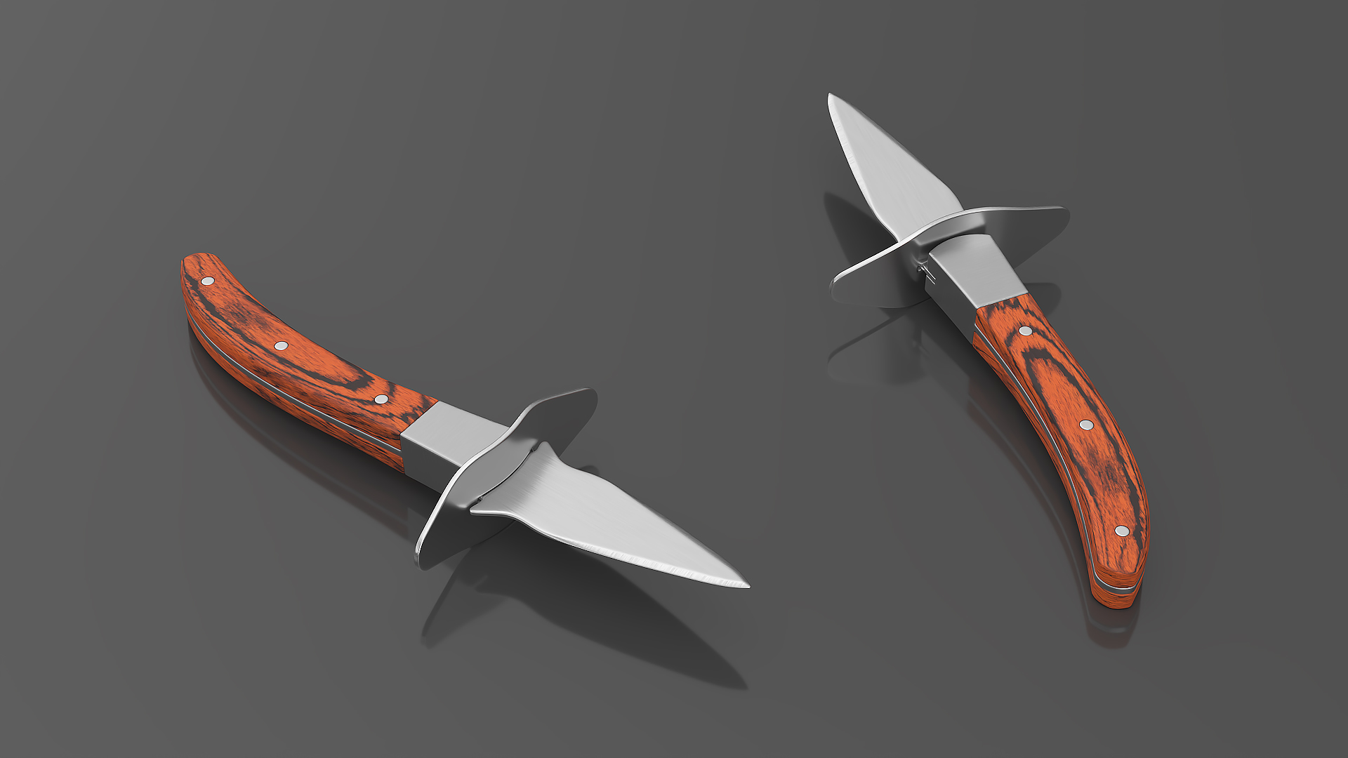 3D Knife Seafood model