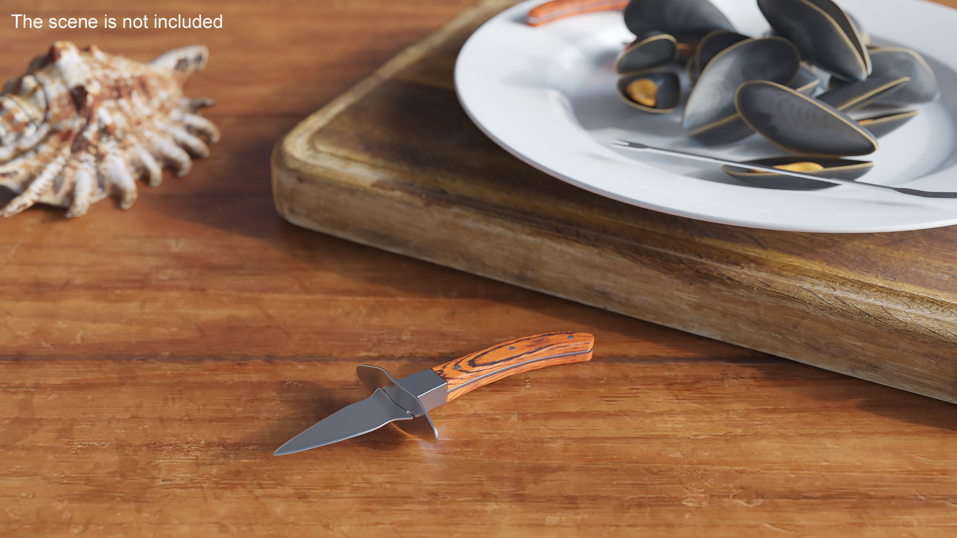 3D Knife Seafood model