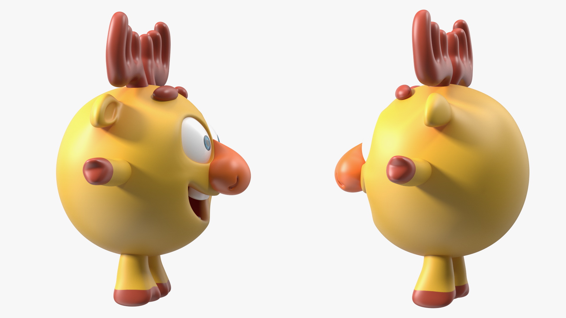 3D Dokko Character Kikoriki Rigged