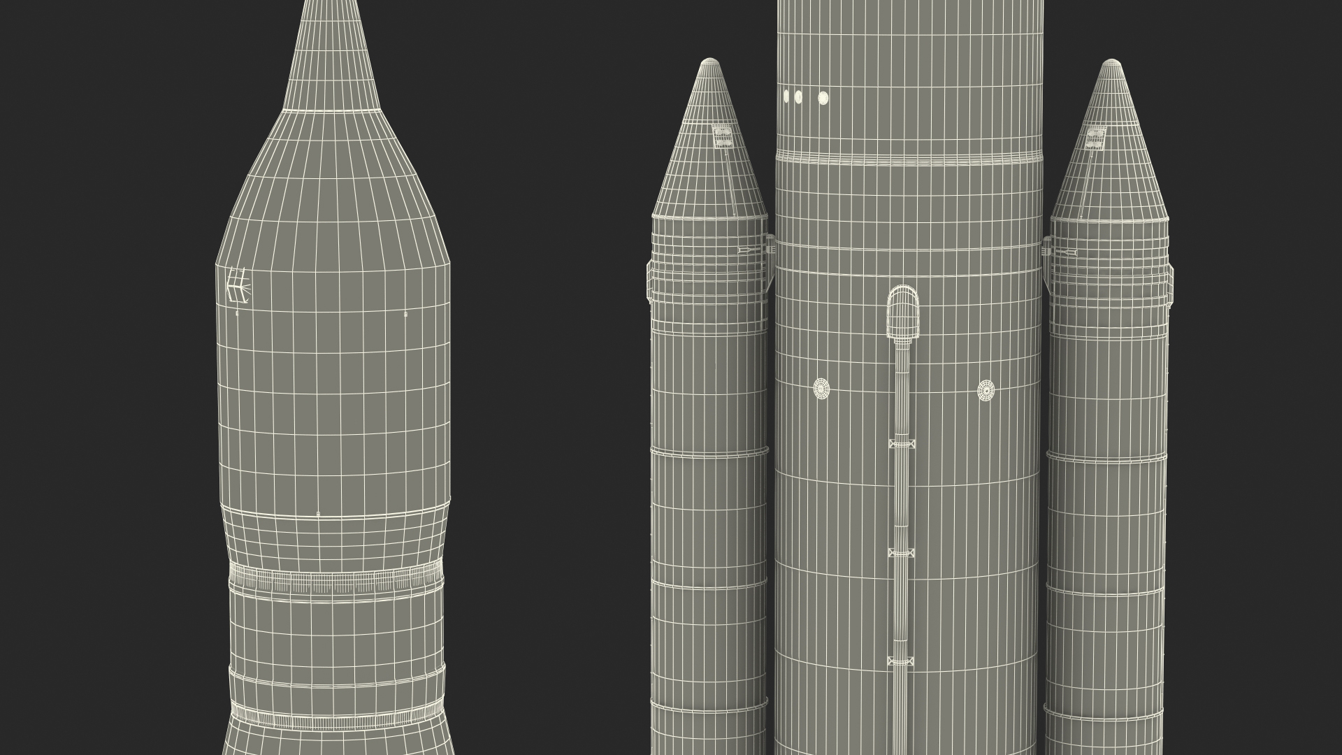 NASA Space Launch System 3D model