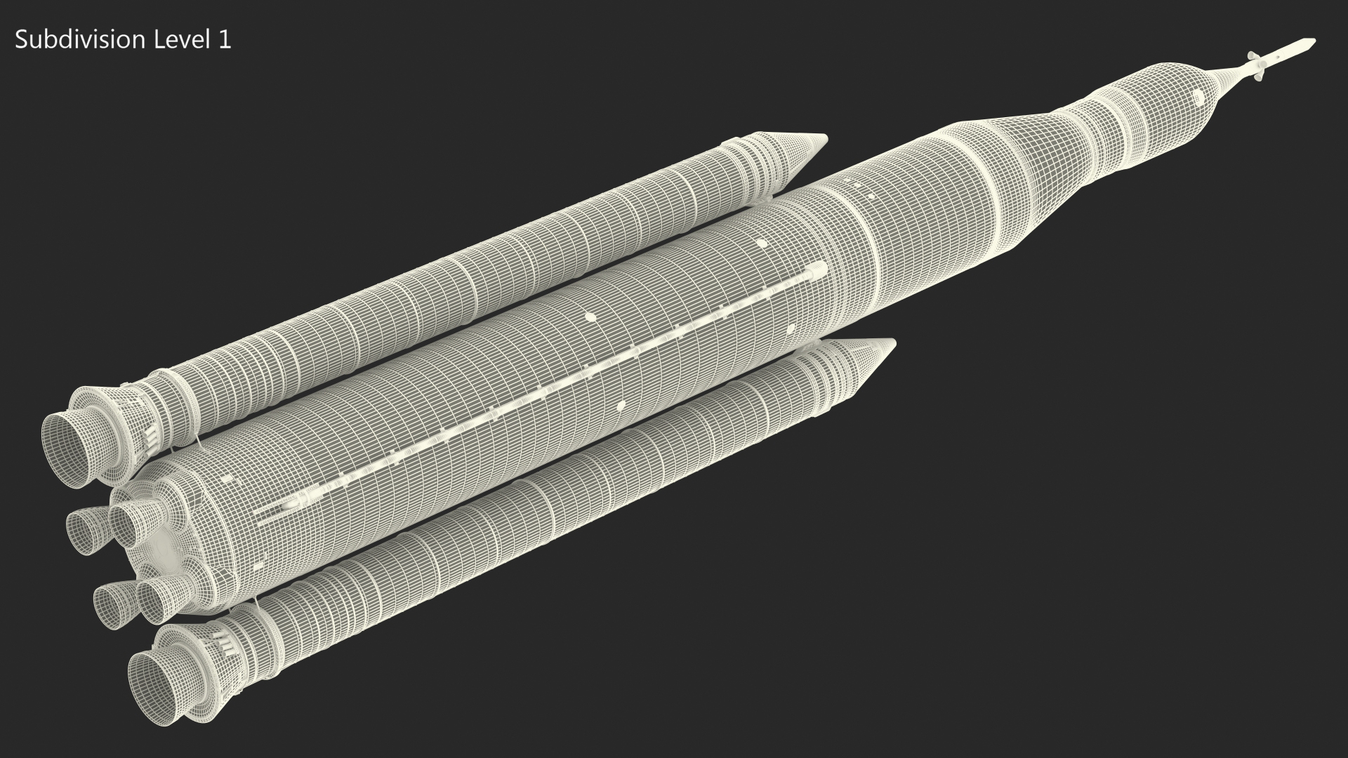 NASA Space Launch System 3D model