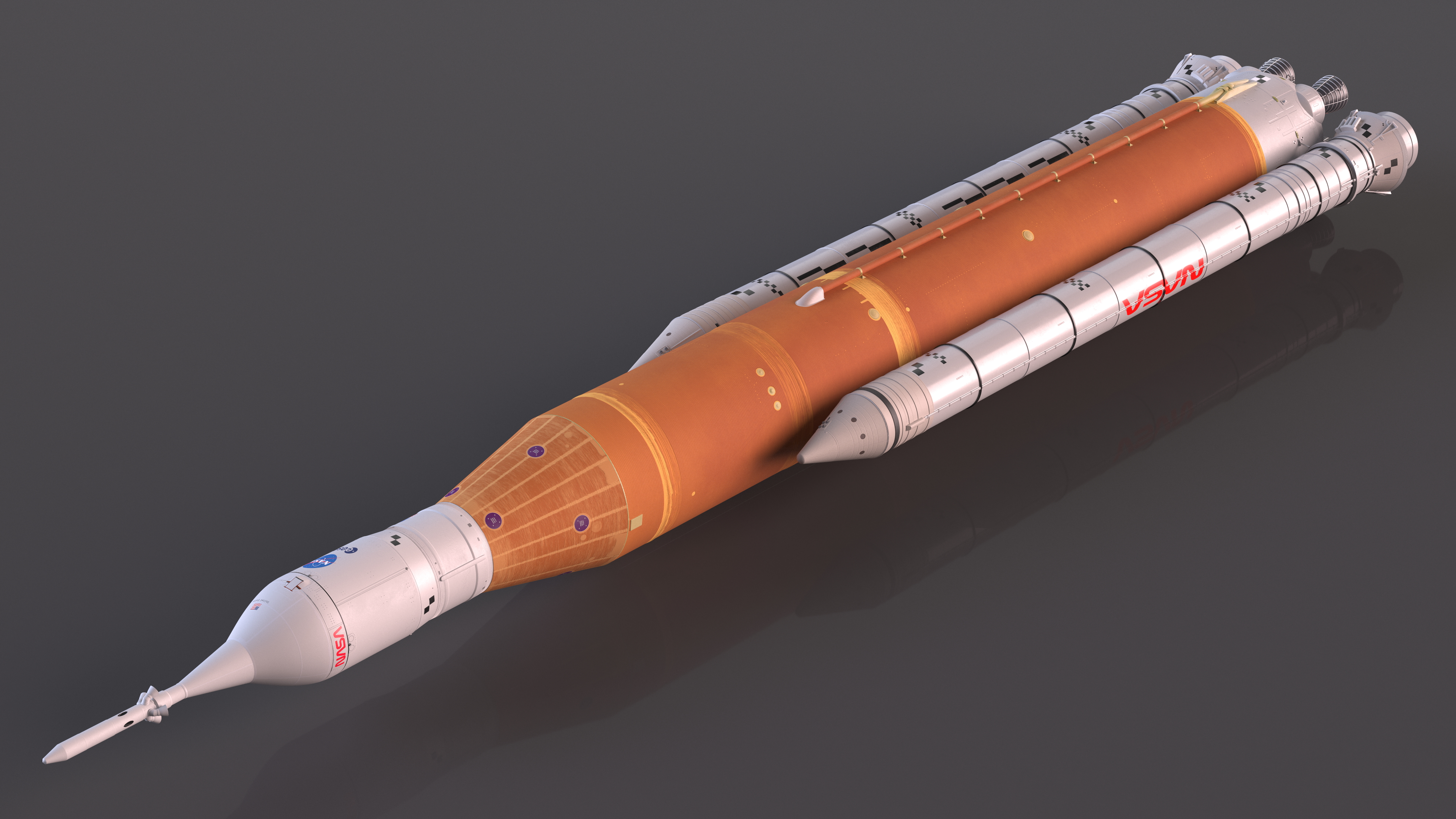 NASA Space Launch System 3D model