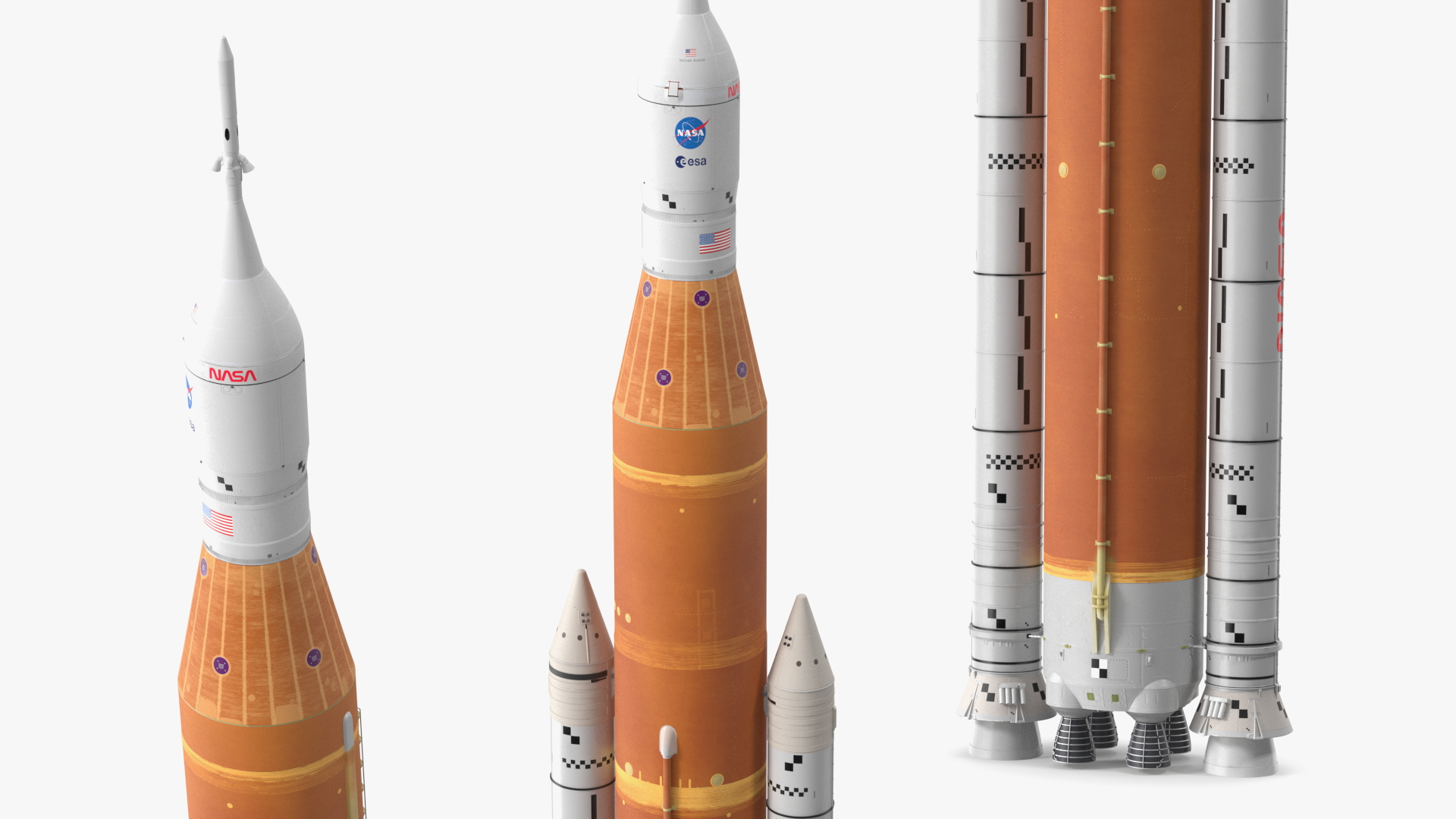 NASA Space Launch System 3D model