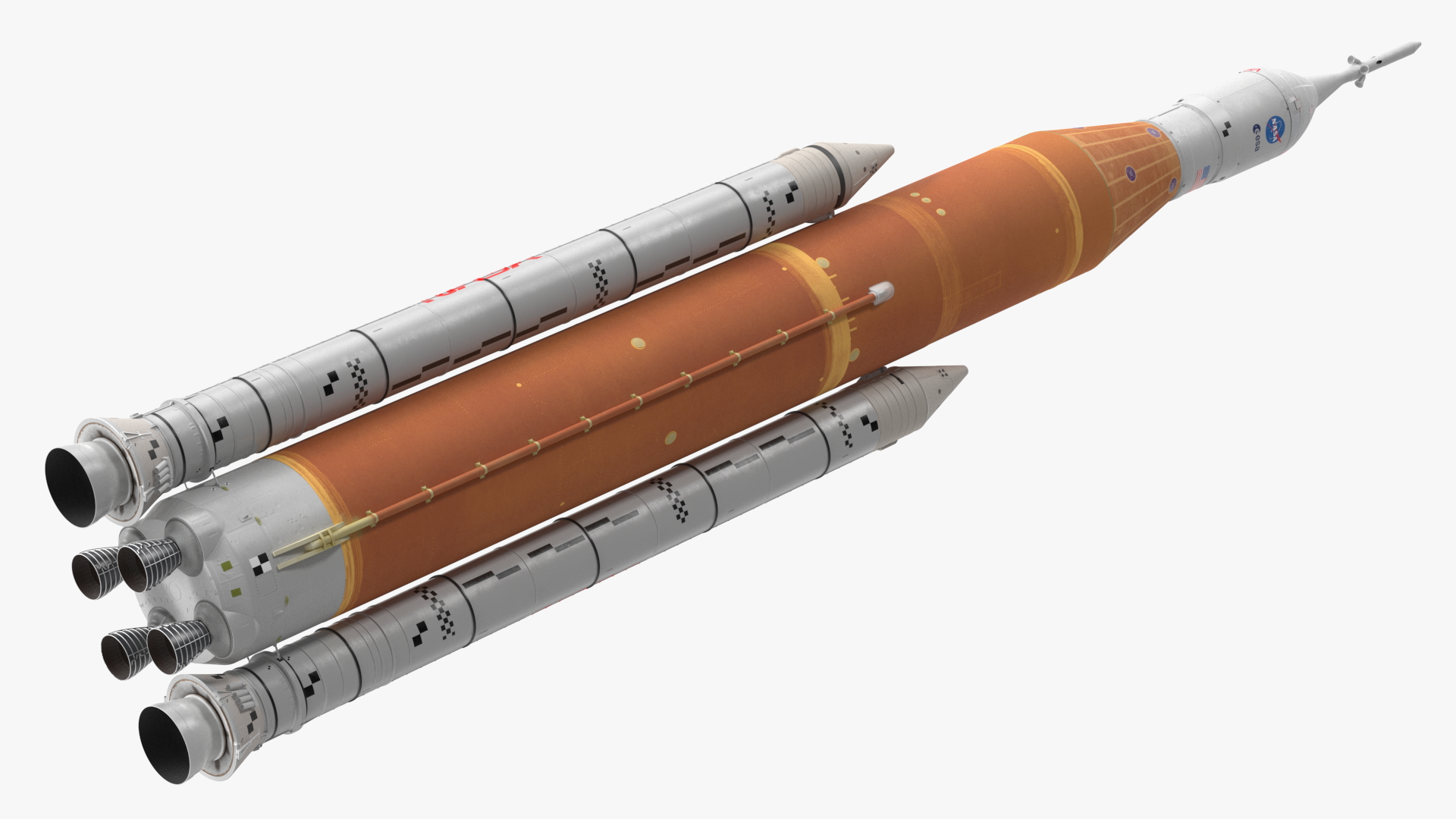 NASA Space Launch System 3D model