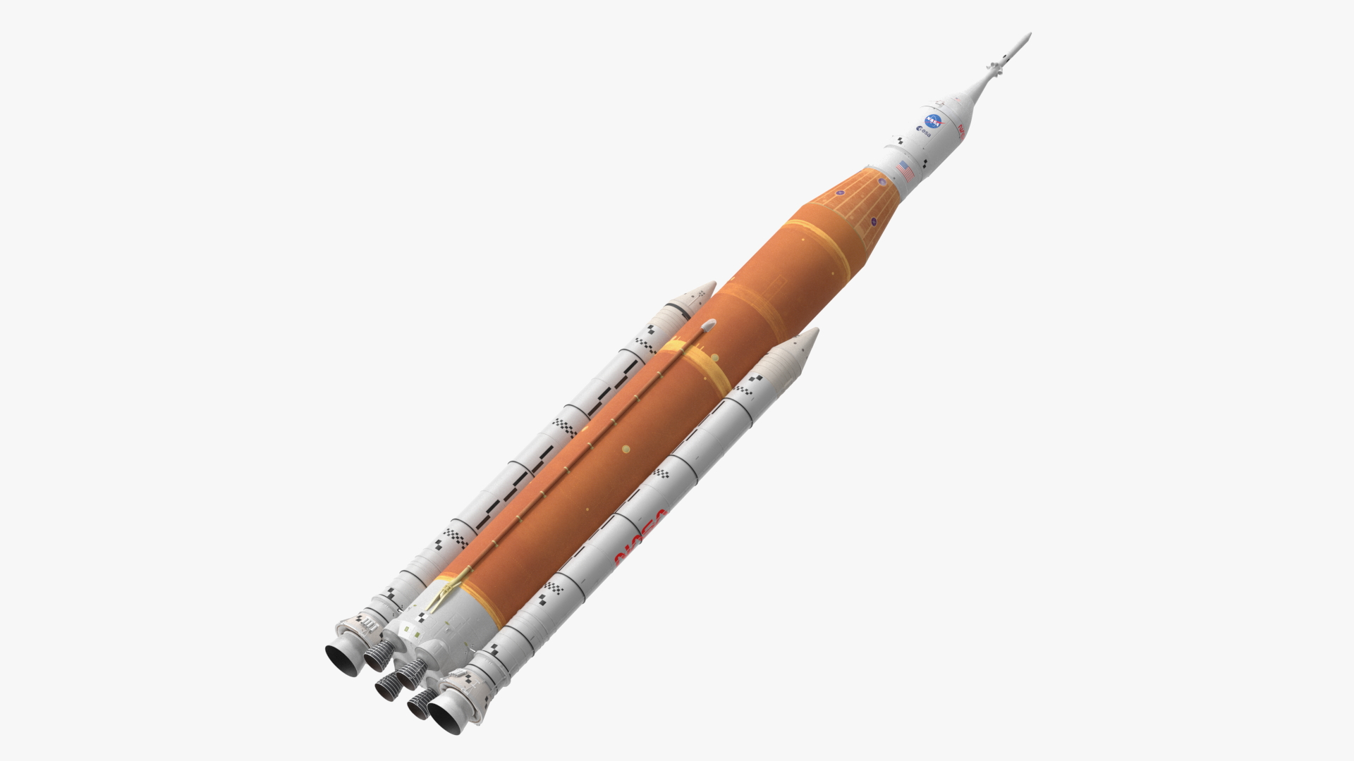 NASA Space Launch System 3D model