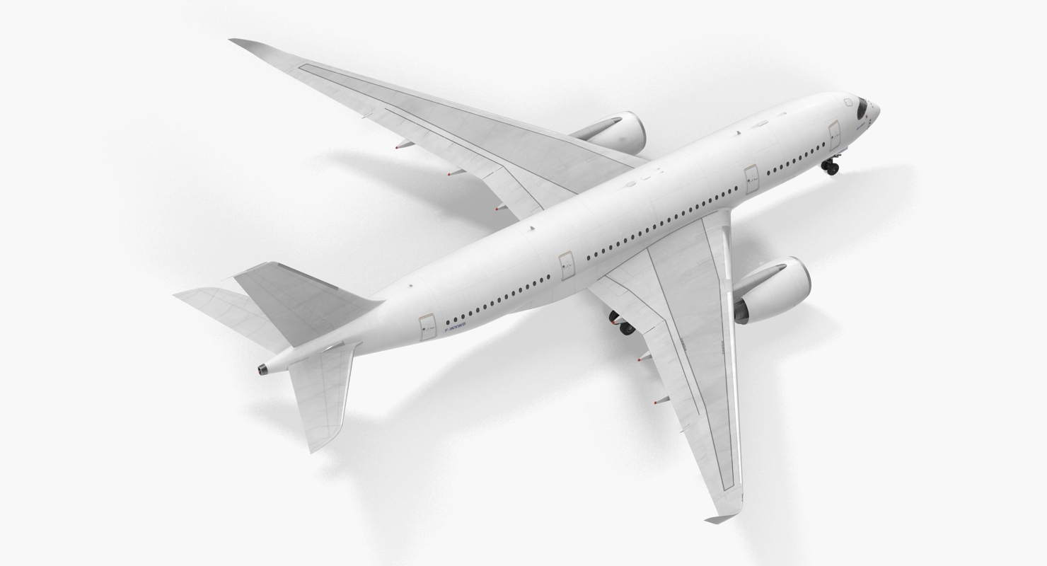 3D Airbus A350 800 Generic model