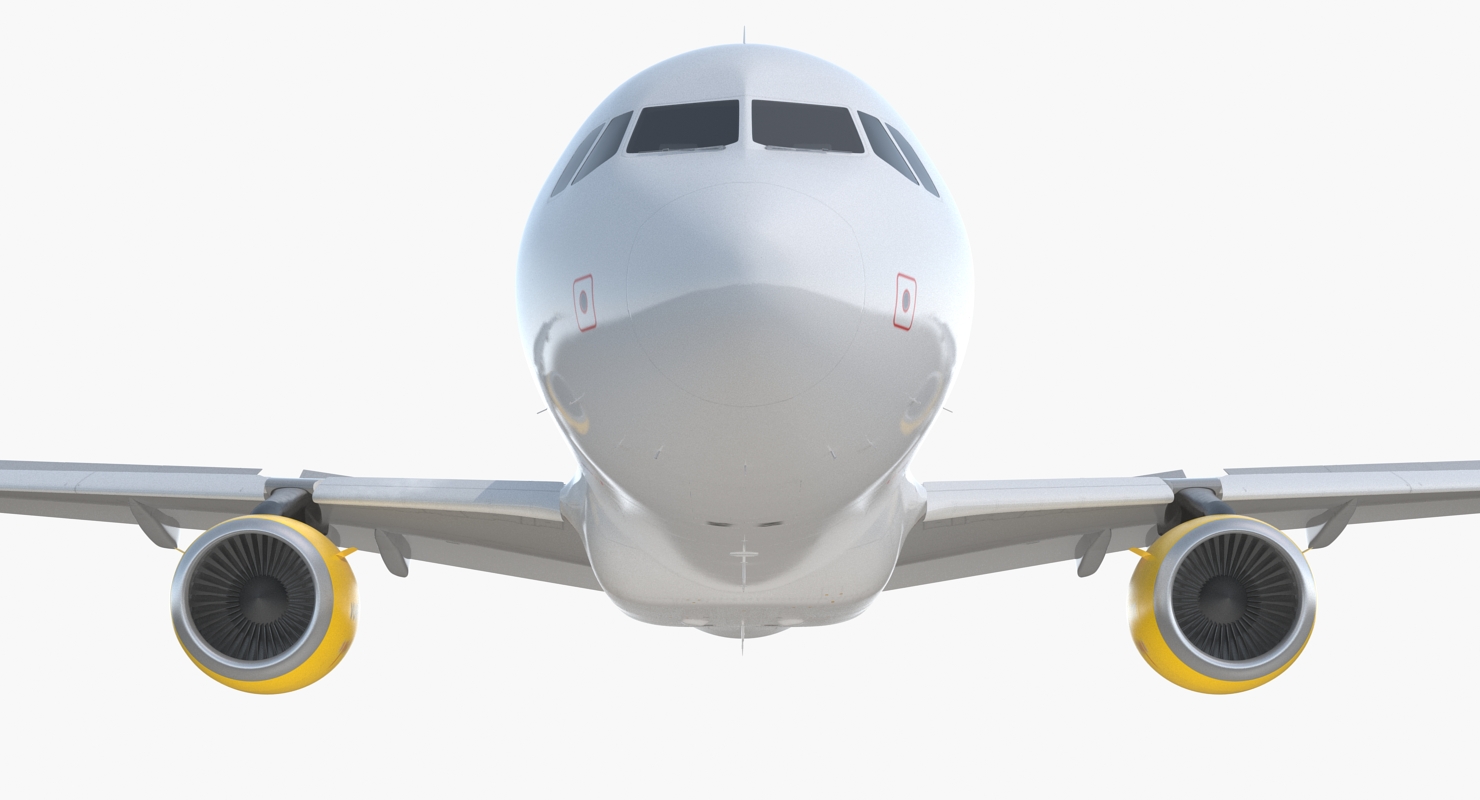 3D model Airbus A321 Vueling Airlines Rigged