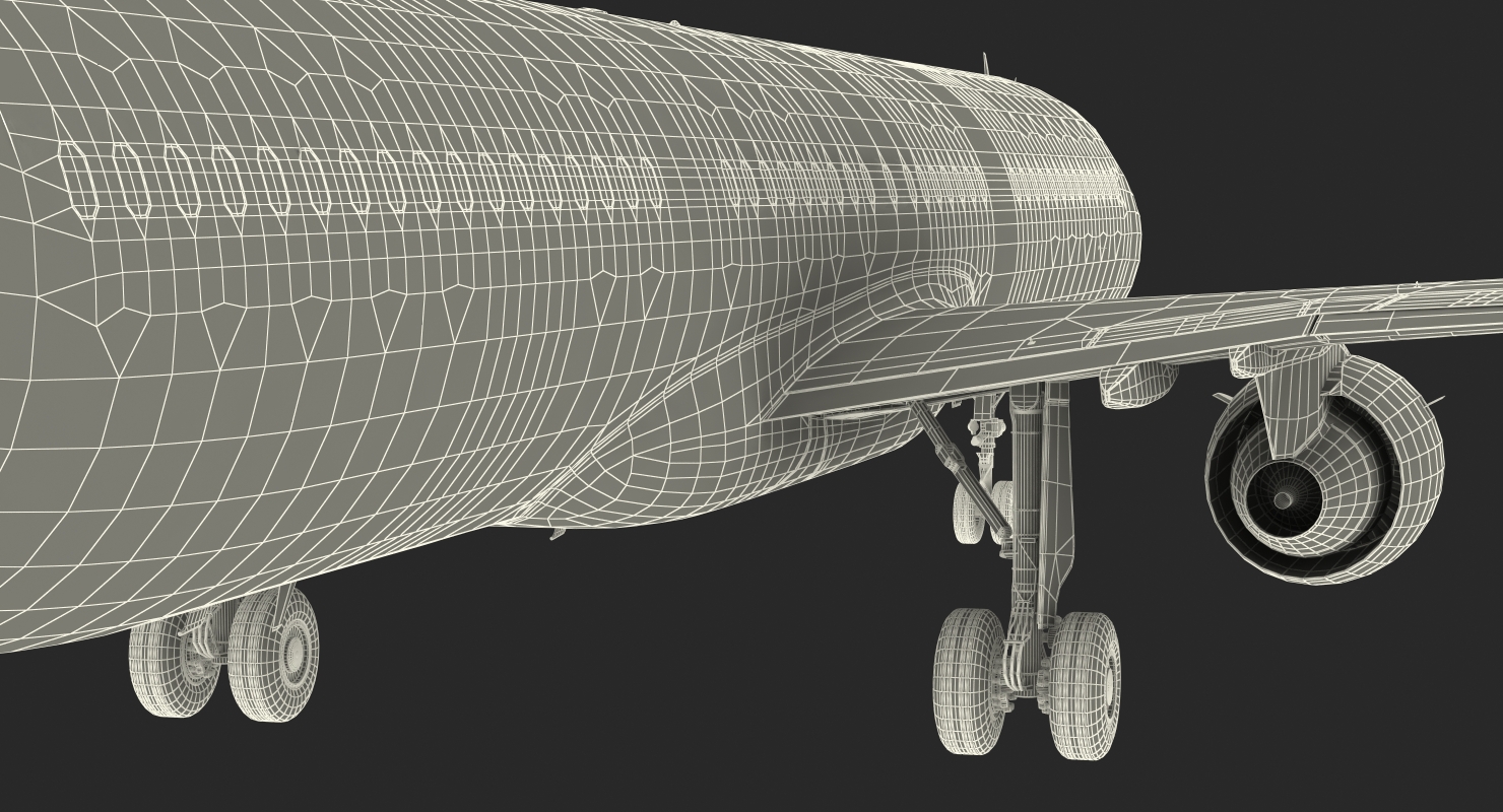 3D model Airbus A321 Vueling Airlines Rigged