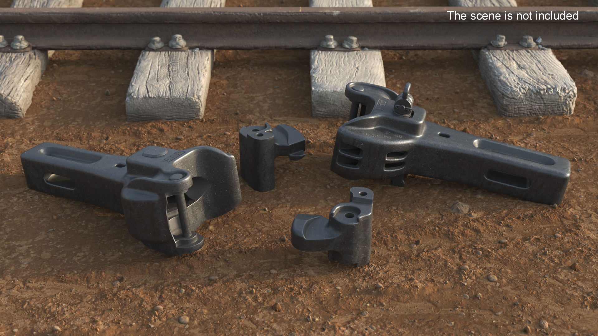 Janney Type Railway Coupler 3D