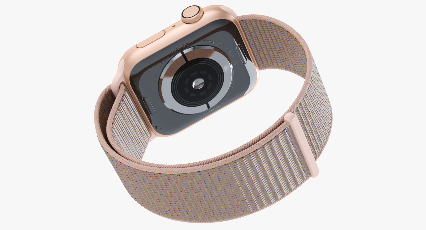 3D model Apple Watch Series 4 Gold