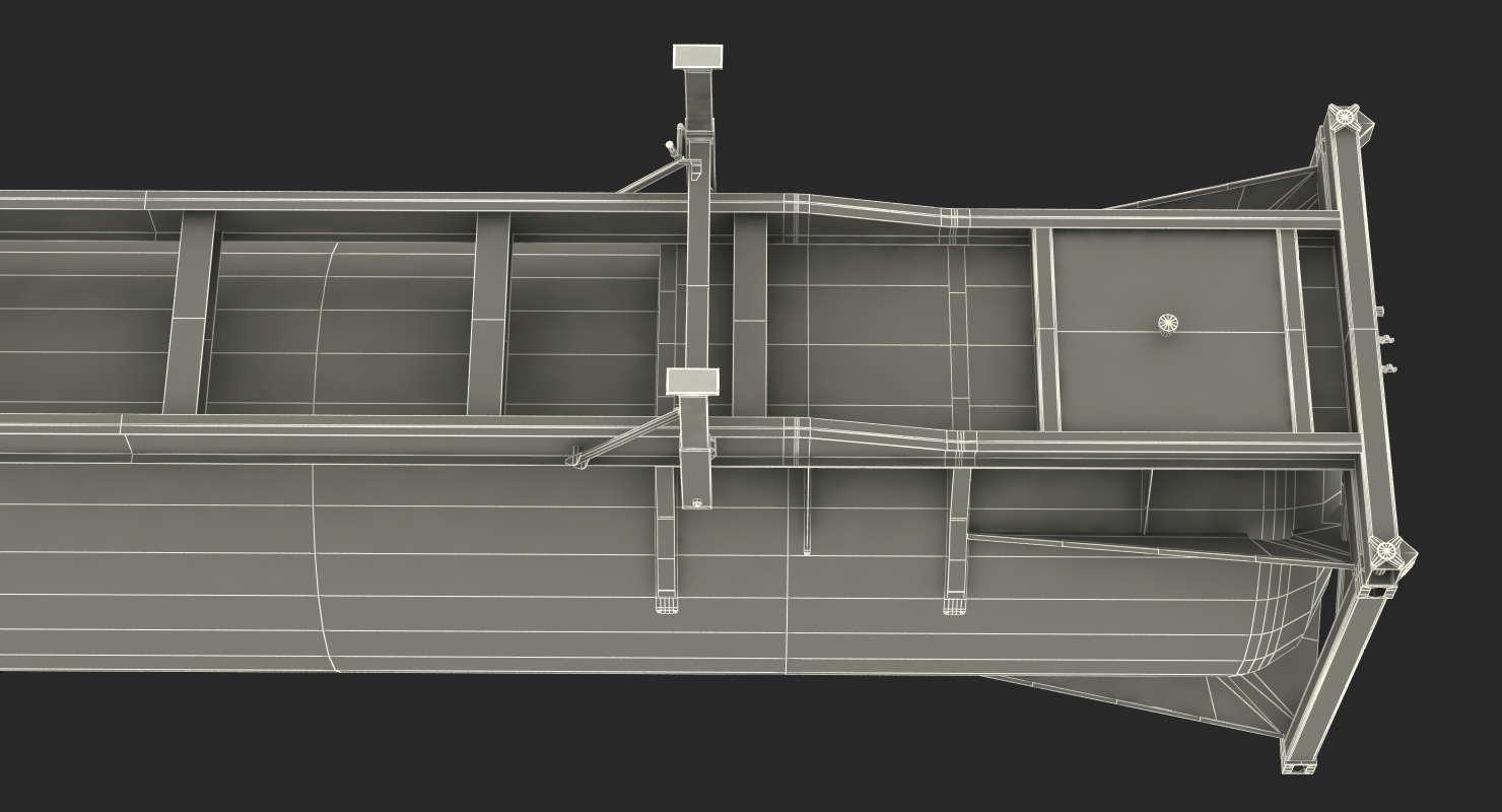 3D model Gas Tank LNG Trailer