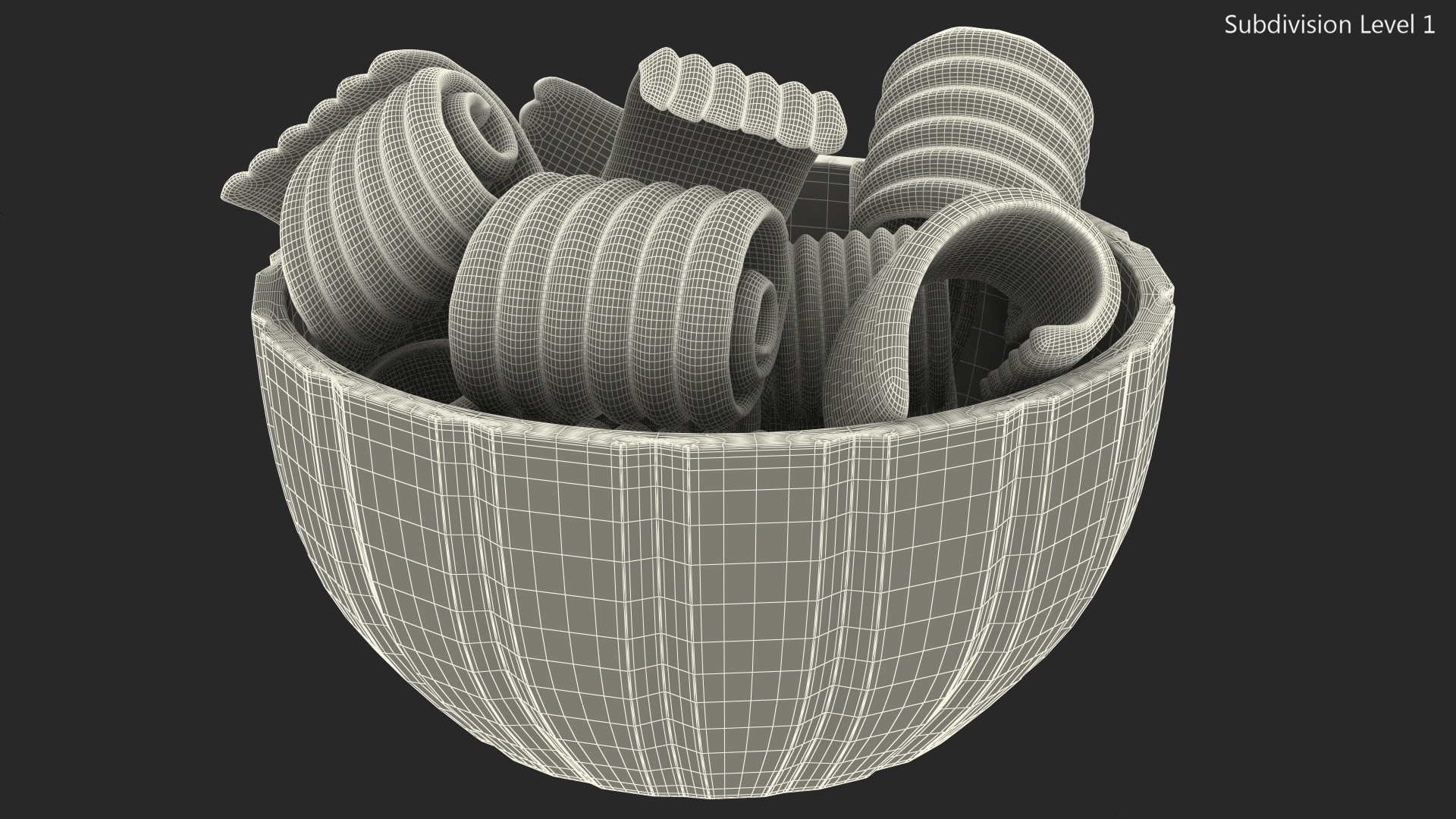 3D Bowl with Sliced Butter model