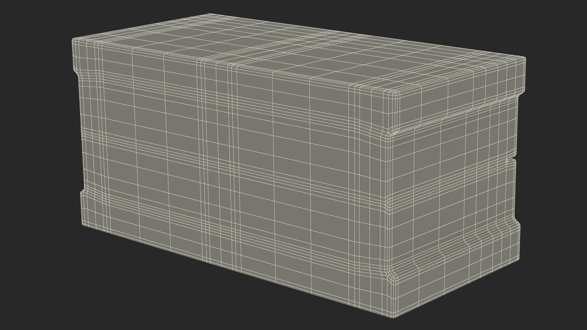 Realistic Cinder Block 3D