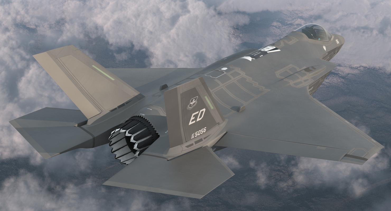 3D Stealth Multirole Fighter F 35 Lightning II model