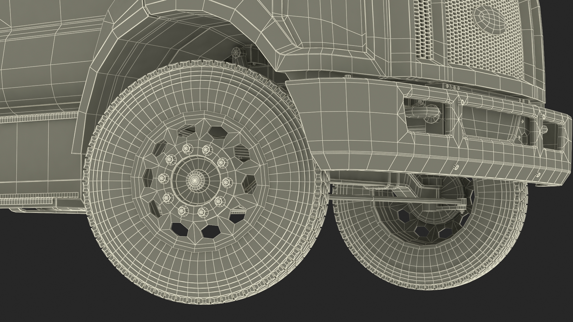 3D model Ford F-650 Supertrack Pickup Rigged