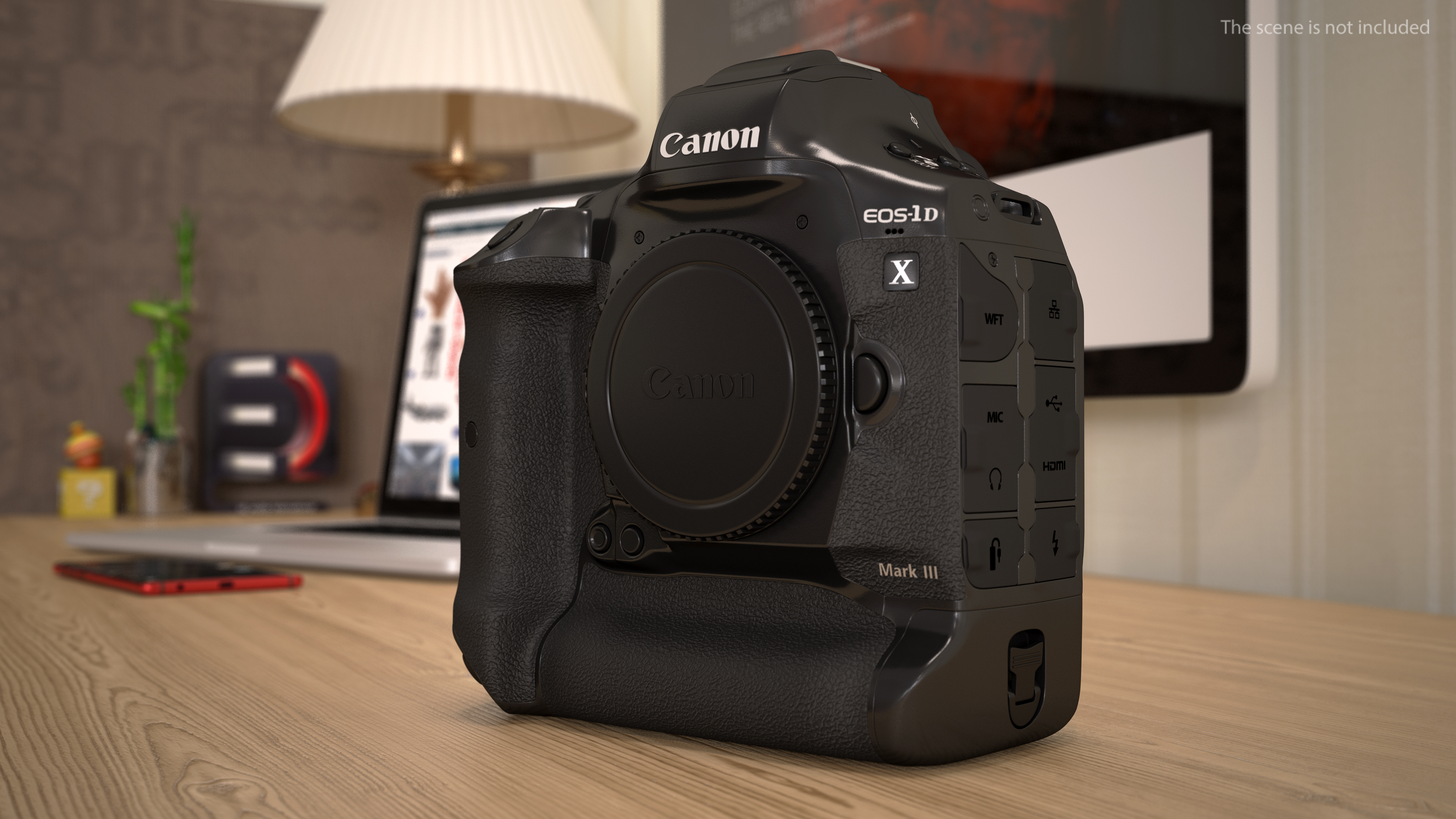 3D Canon EOS 1DX MarkIII DSLR Camera model