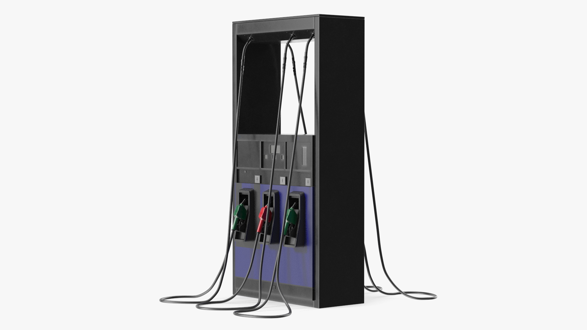 Gas Pump Black 3D model