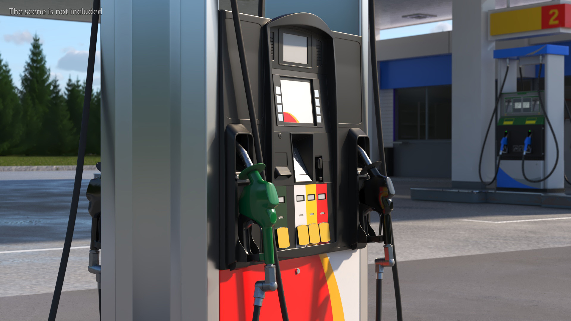 3D model Gas Pump