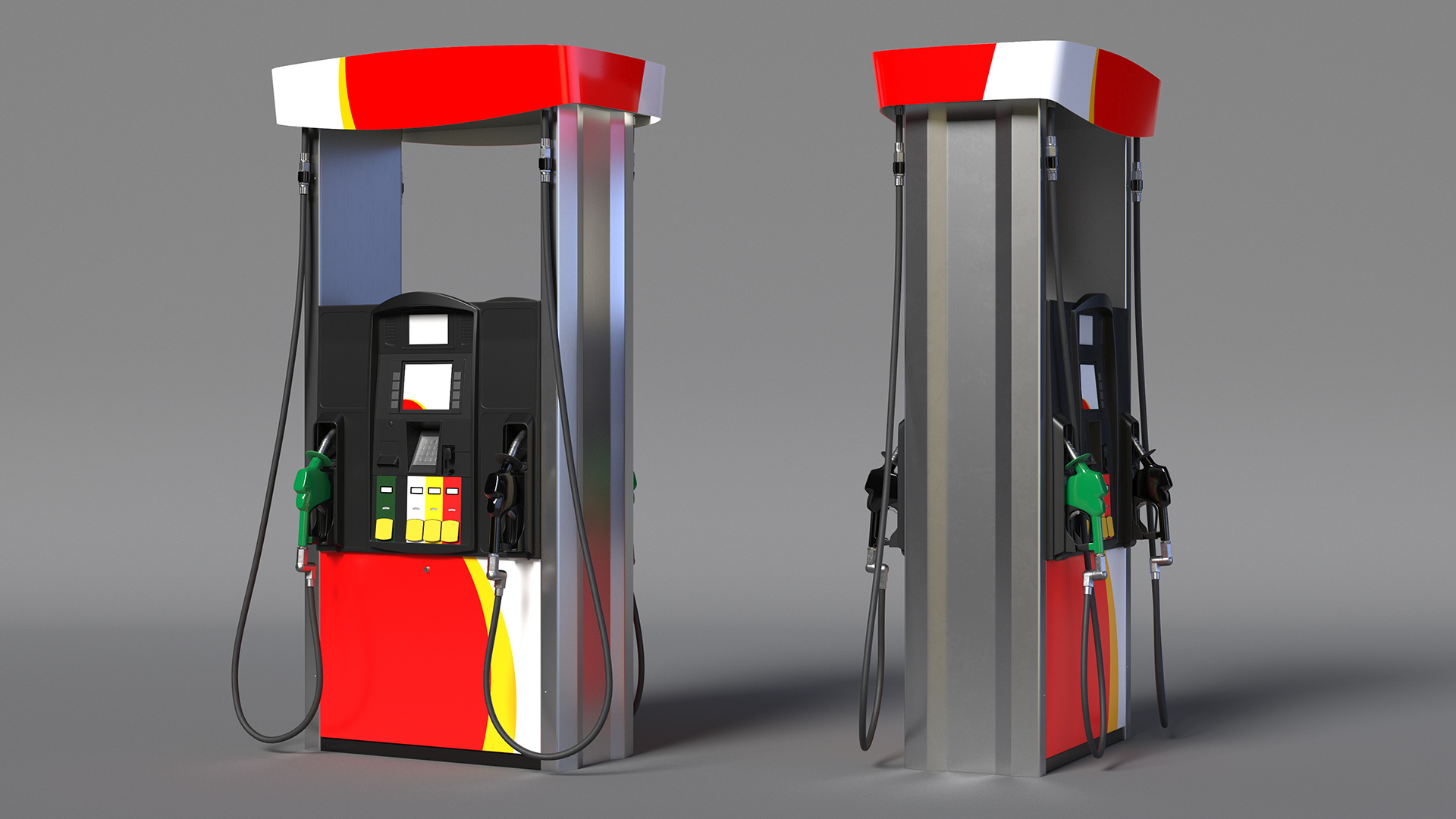 3D model Gas Pump