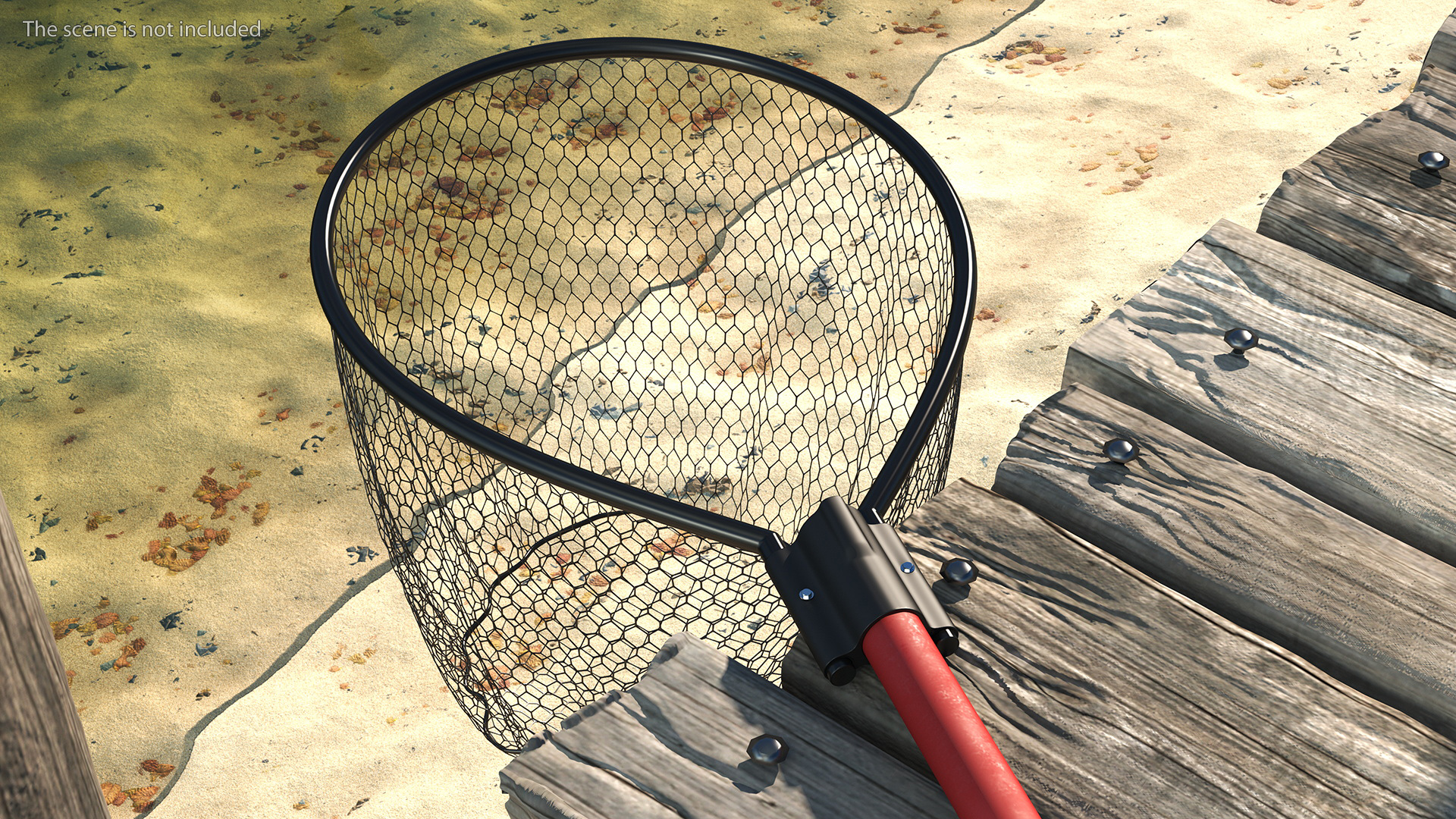 3D Sports Fishing Landing Net