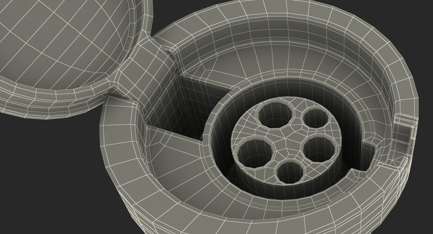 3D EV Charging Plug Socket model