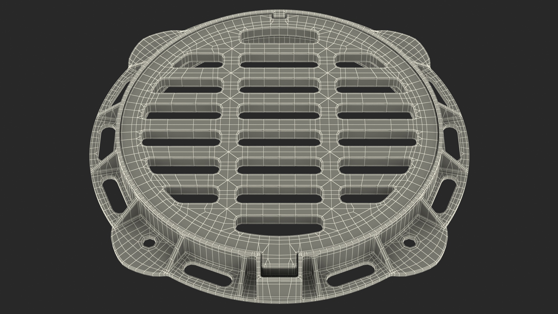 Sewer Cover Lid Old 3D model