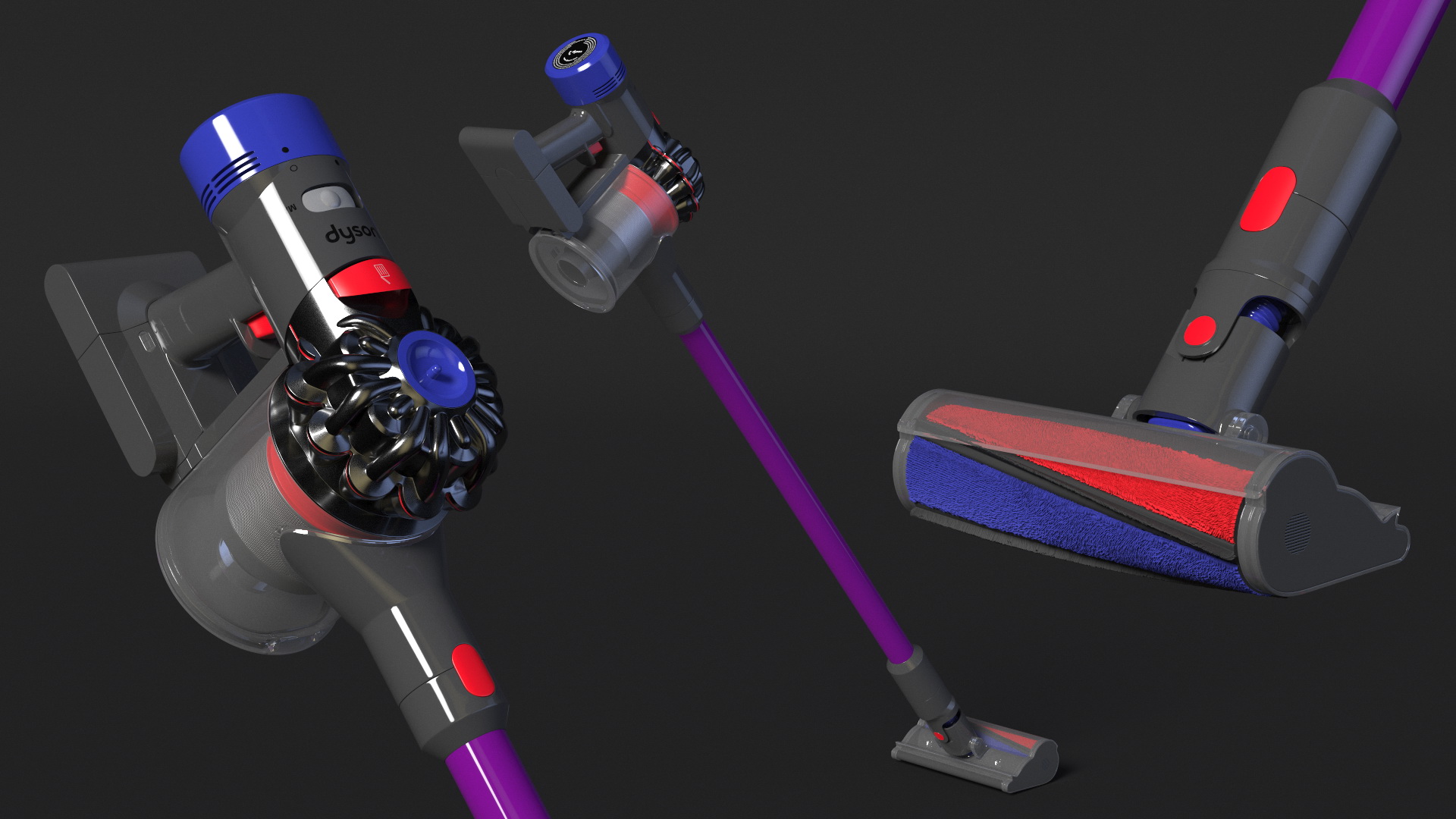 3D Dyson V8 Absolute Pro