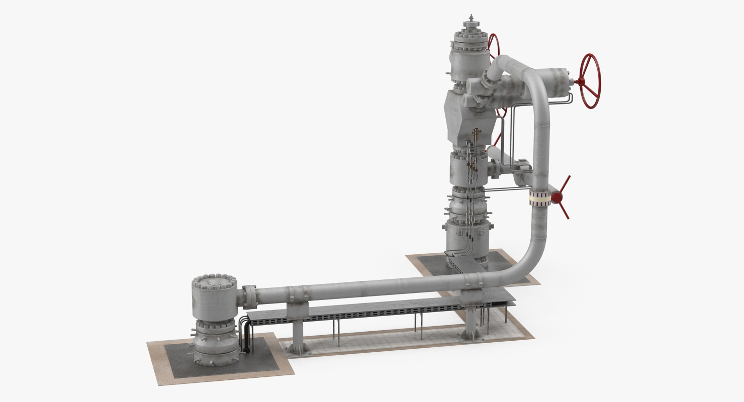 Oil Wellhead 2 3D model