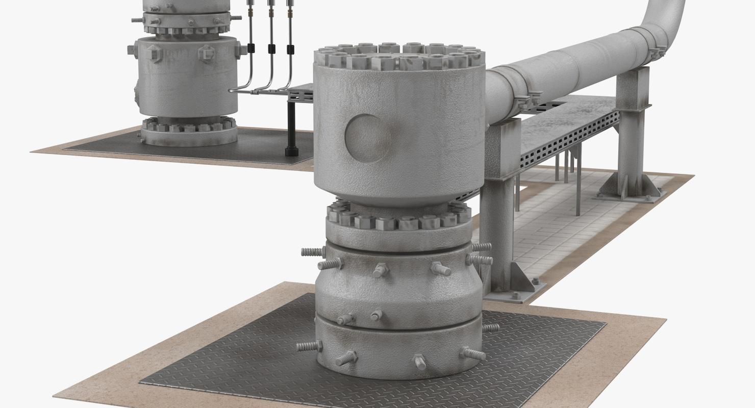 Oil Wellhead 2 3D model