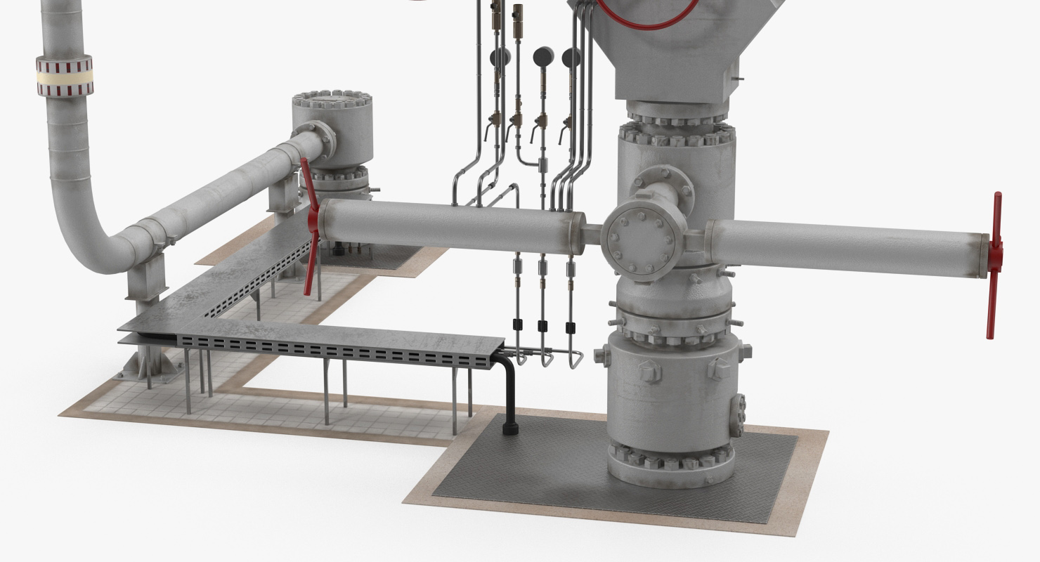 Oil Wellhead 2 3D model