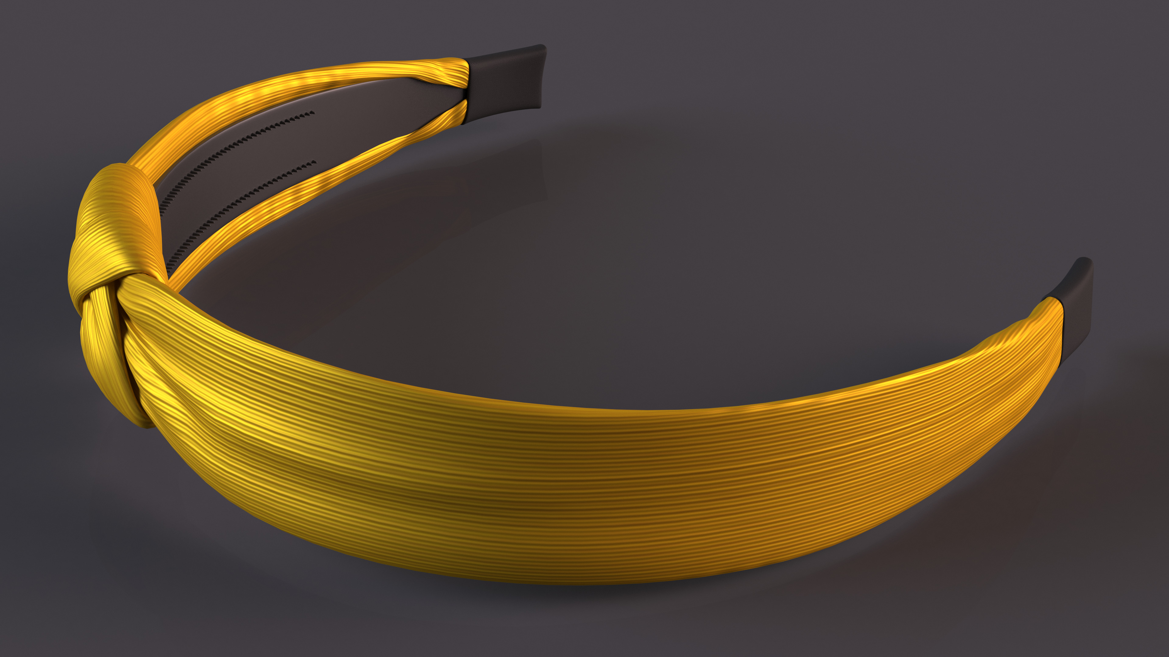 3D Thick Headband Yellow