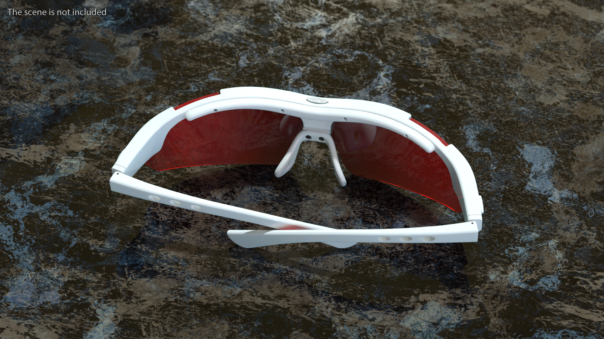 3D model Sport Red Eyeglasses