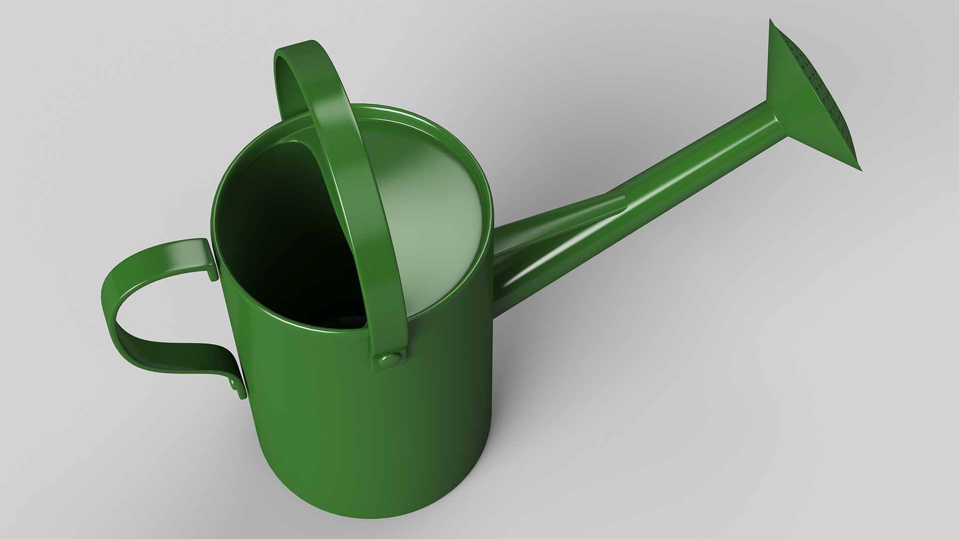 3D model Garden Watering Can Green