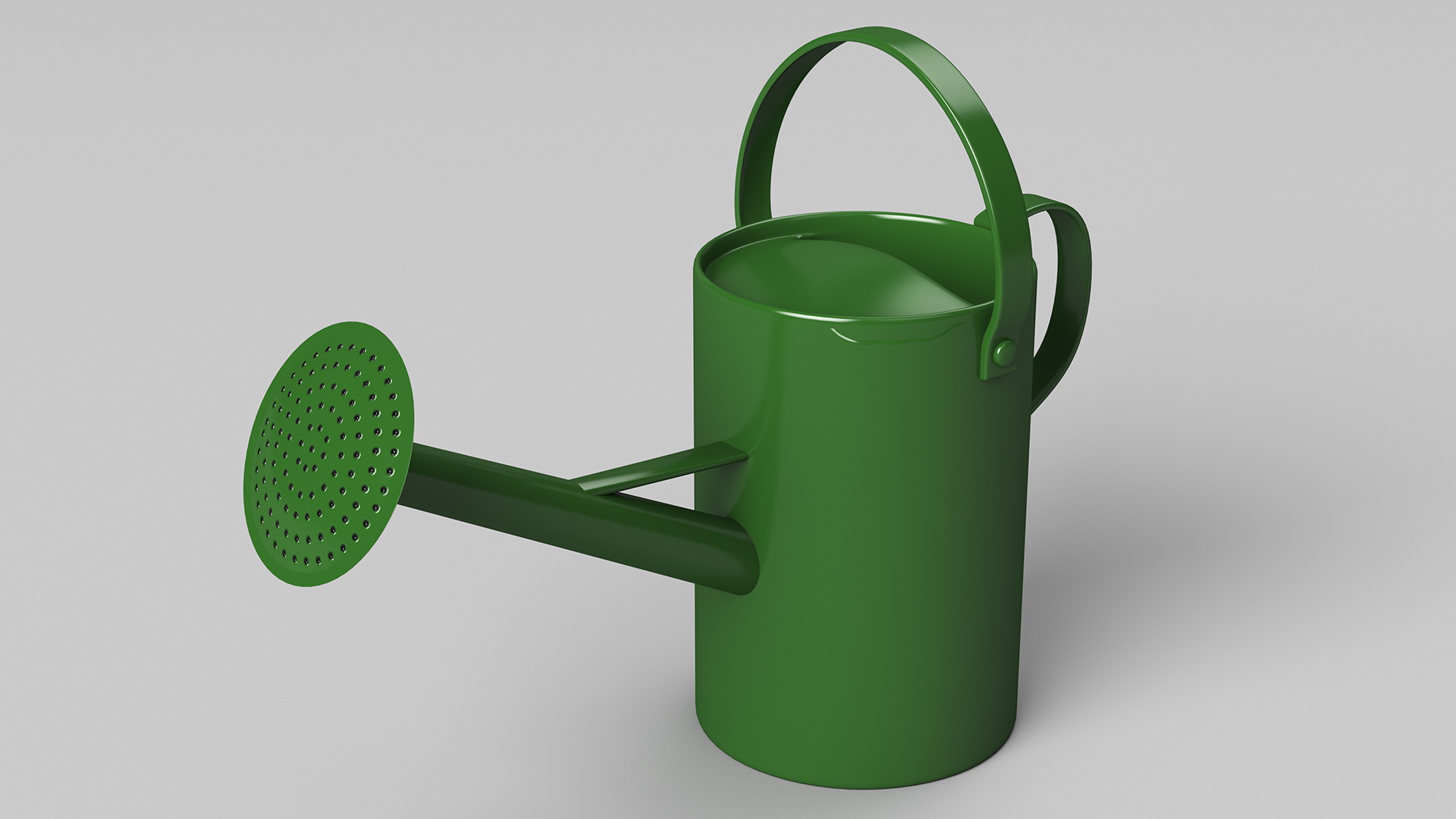 3D model Garden Watering Can Green