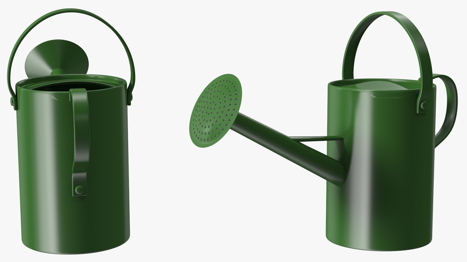 3D model Garden Watering Can Green