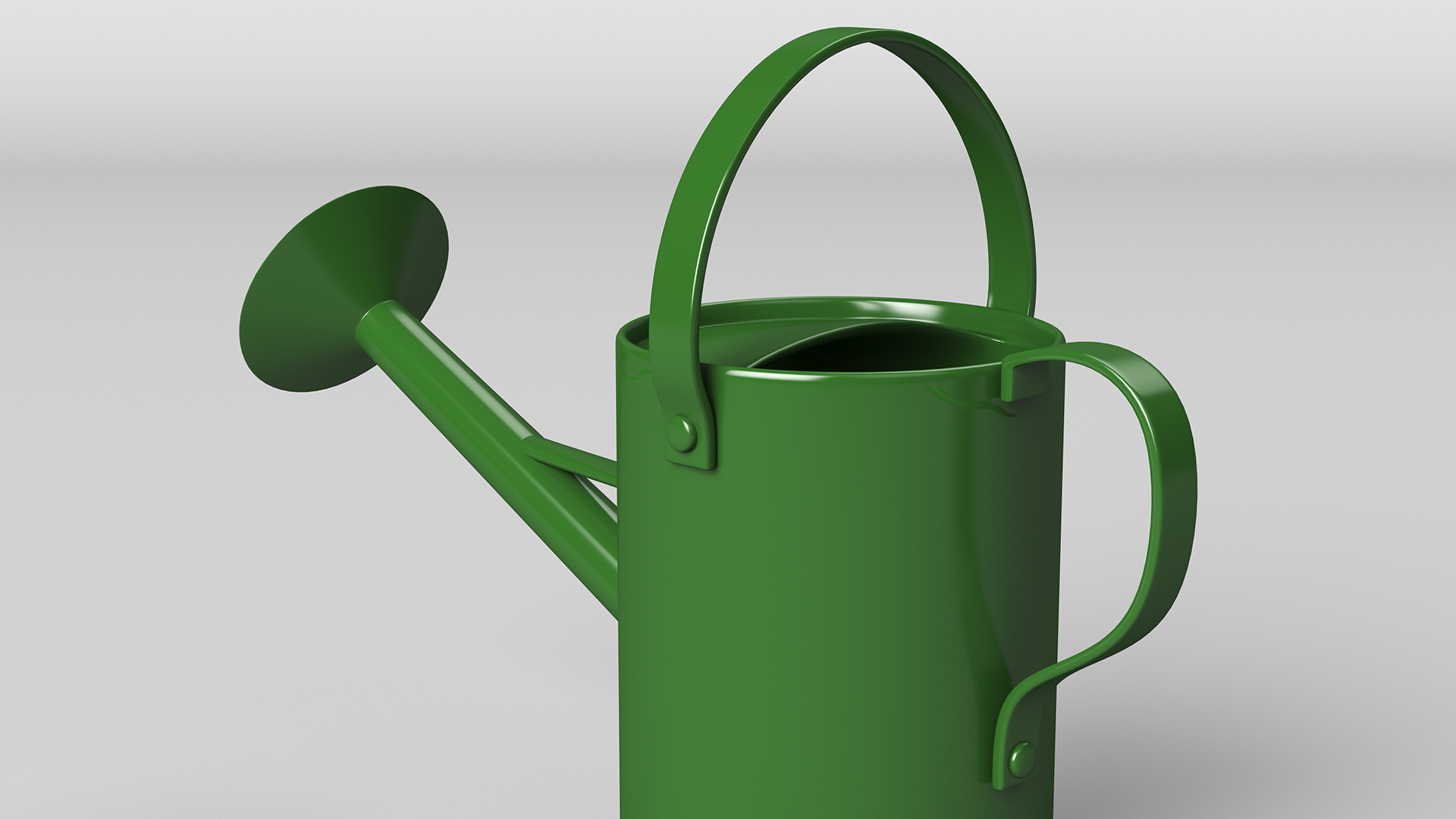 3D model Garden Watering Can Green