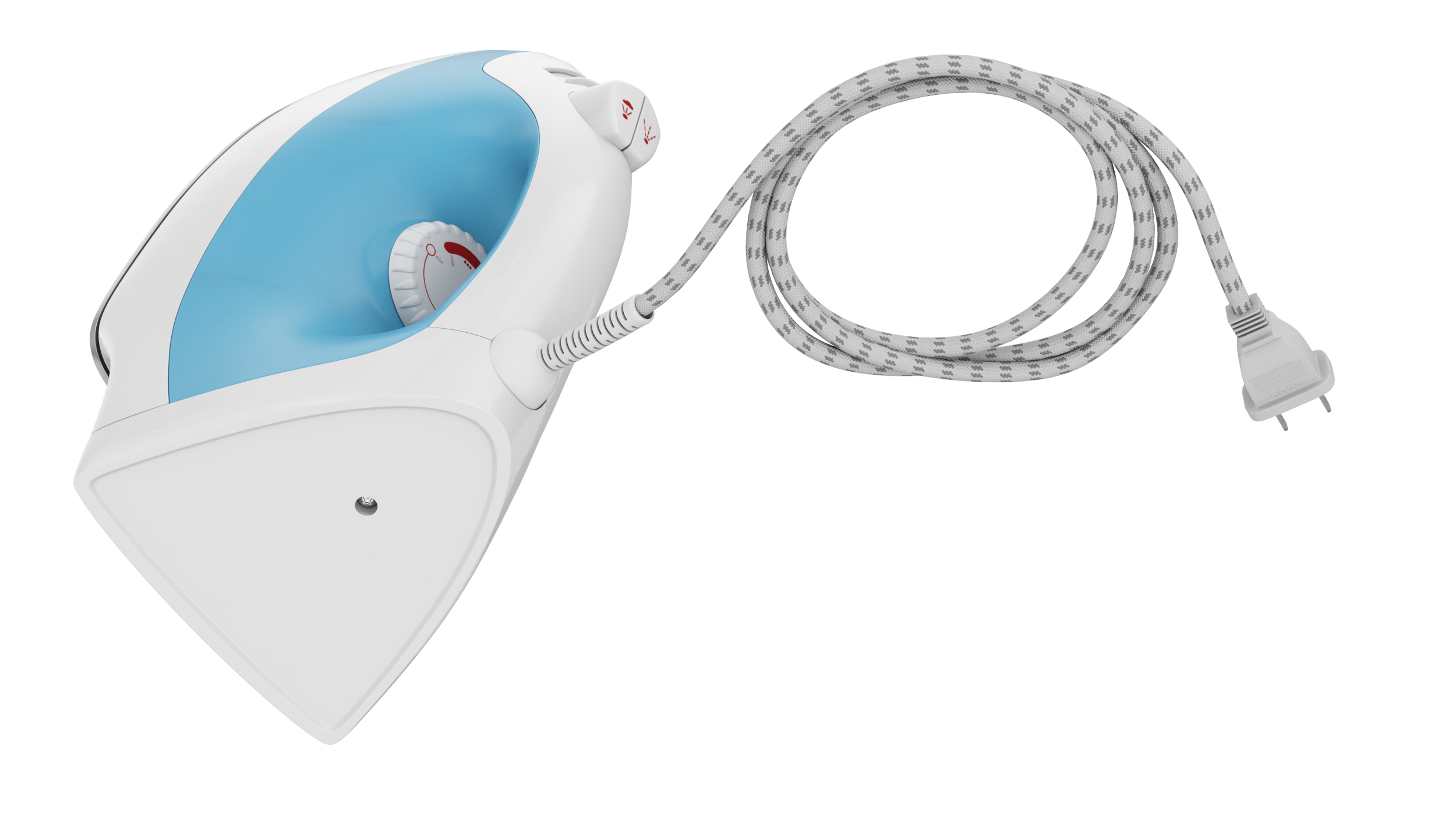 3D model Steam Iron Blue