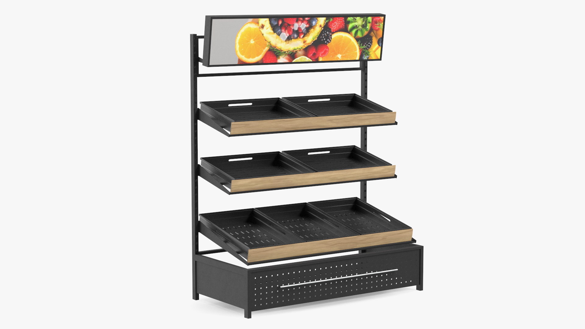 3D model Grocery Display Rack