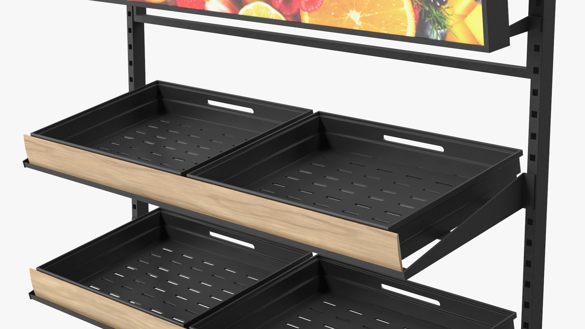 3D model Grocery Display Rack