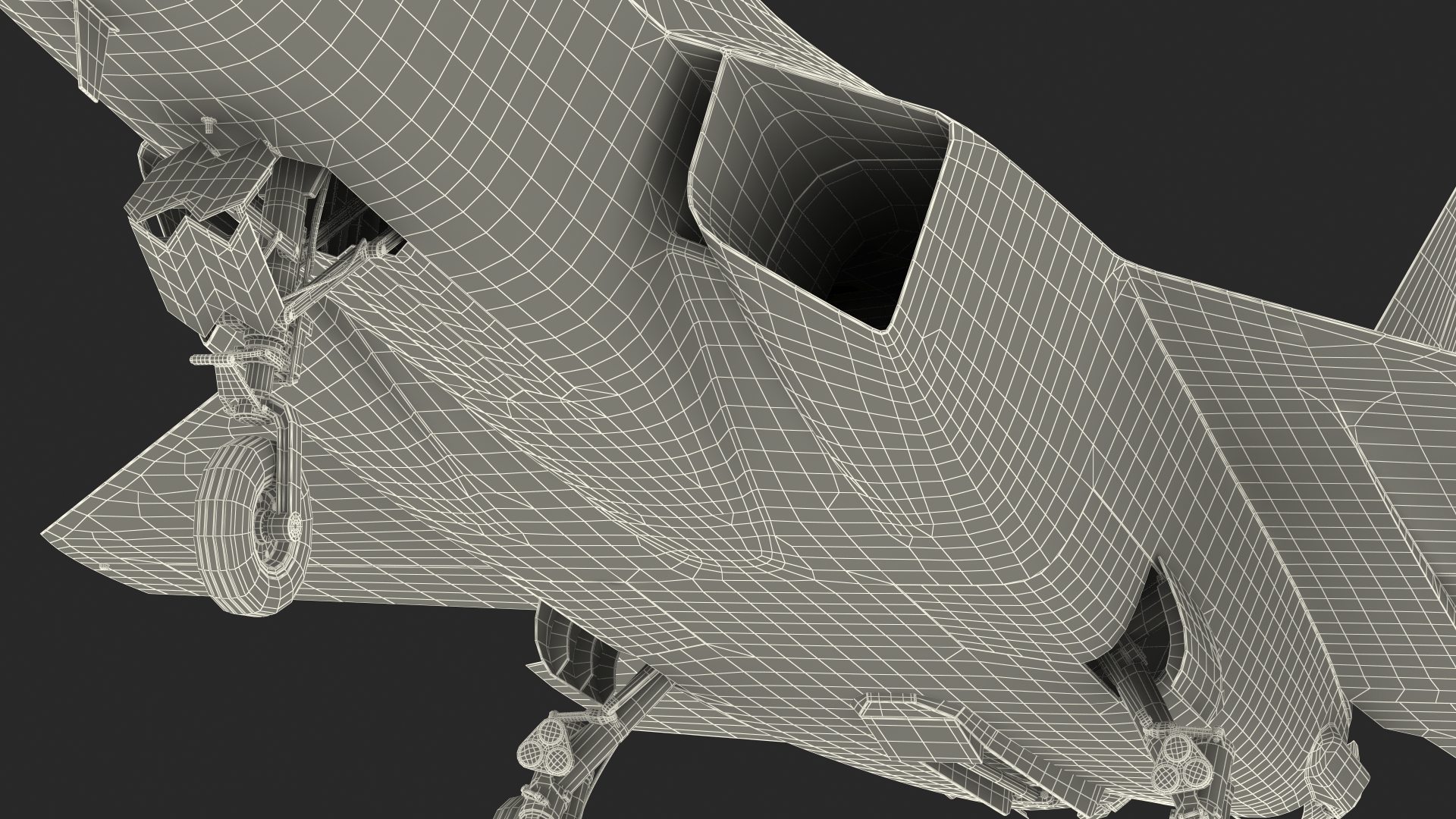 3D Mitsubishi X2 Shinshin Aircraft Rigged model