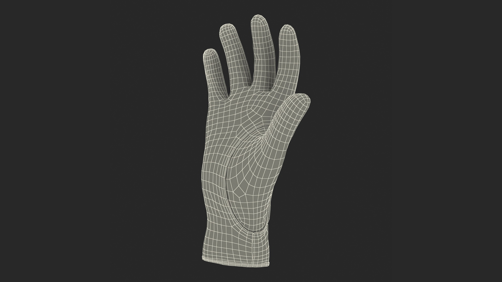 3D model Golf Glove