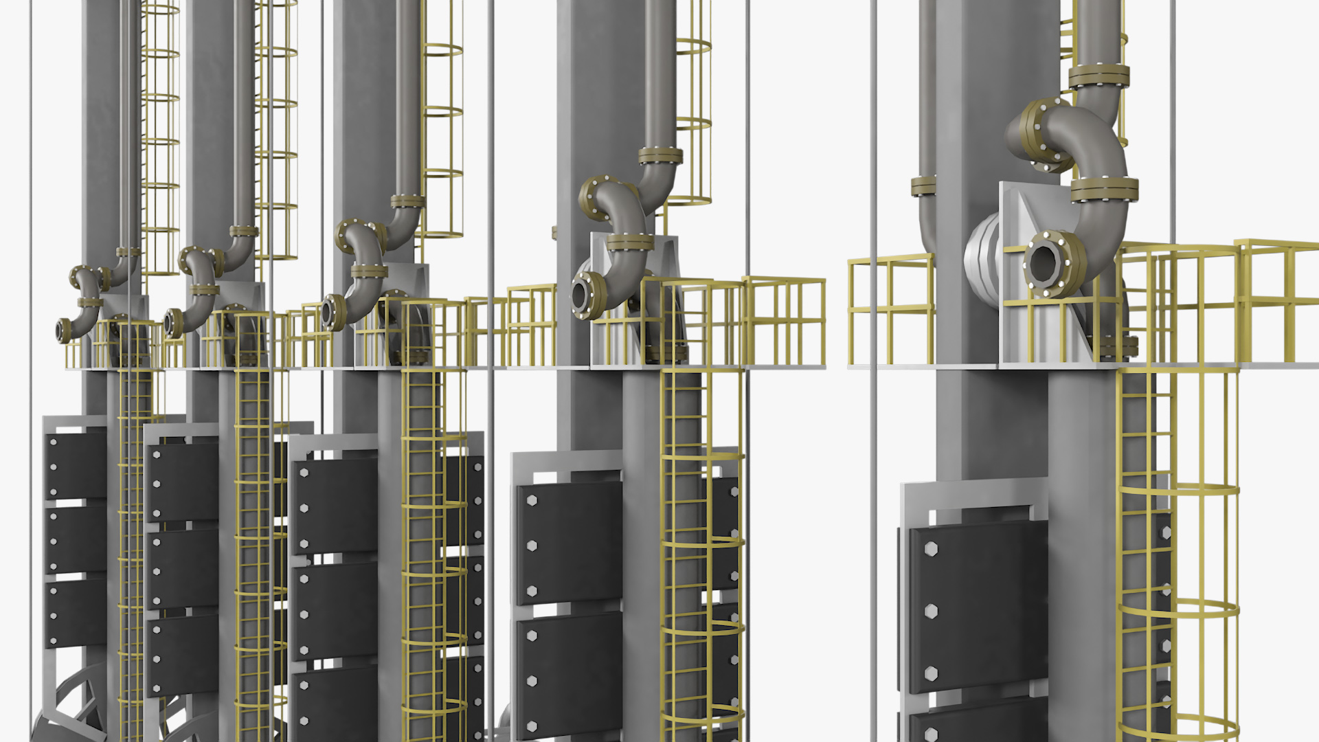 3D model LNG Pier