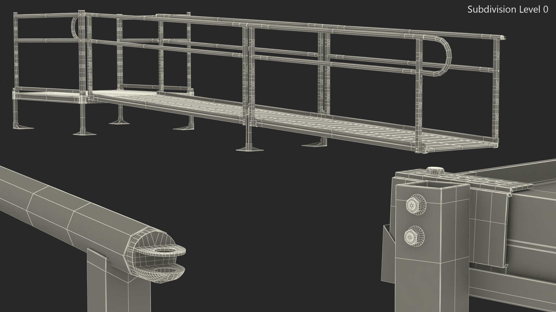 3D model Metal Ramp