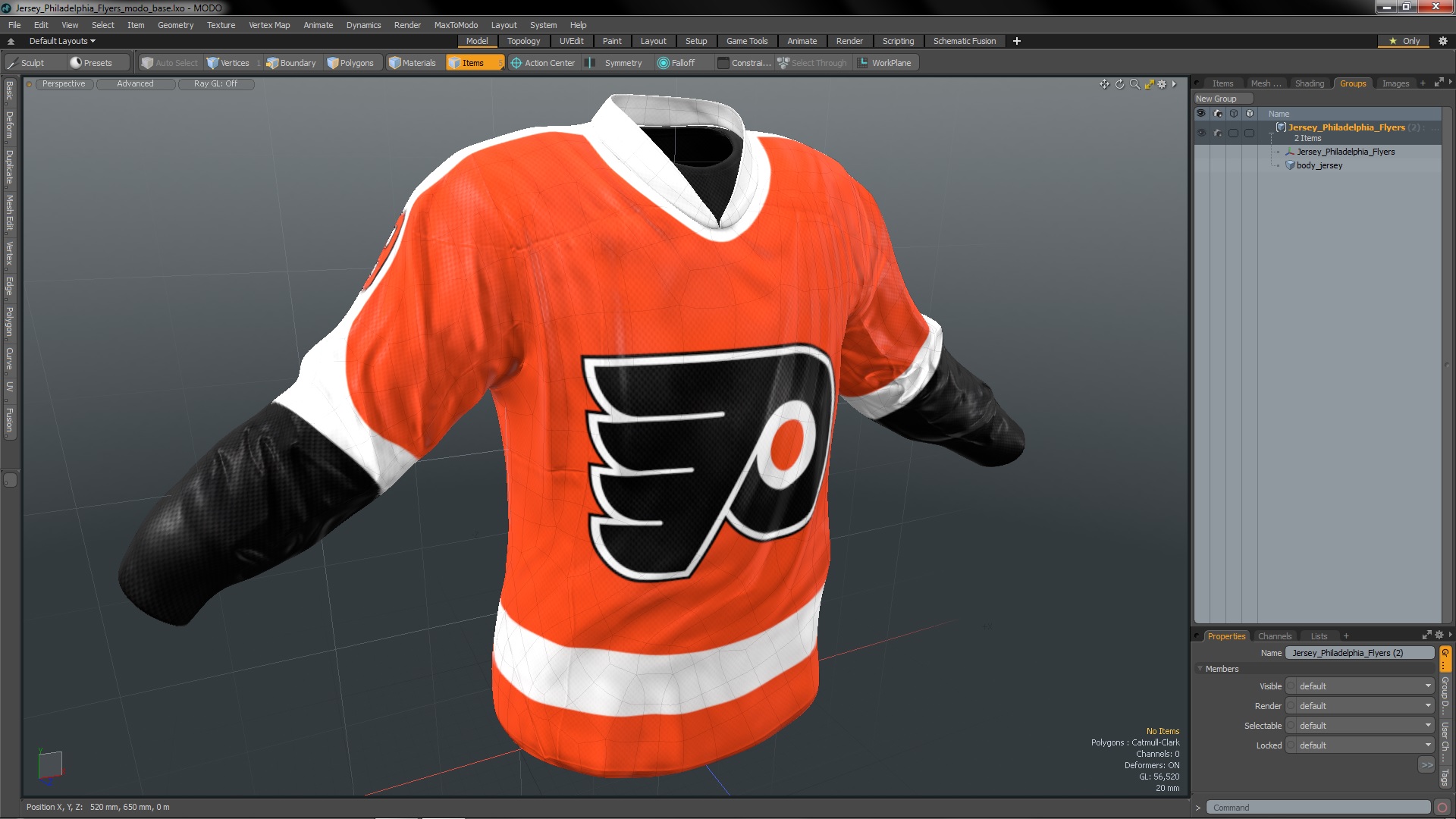 3D Jersey Philadelphia Flyers